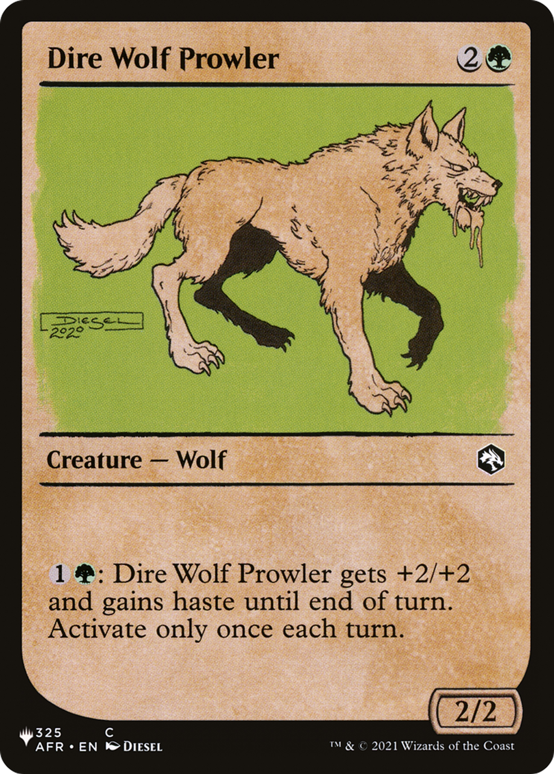 Rôdeur loup sanguinaire — The List — Magic: The Gathering