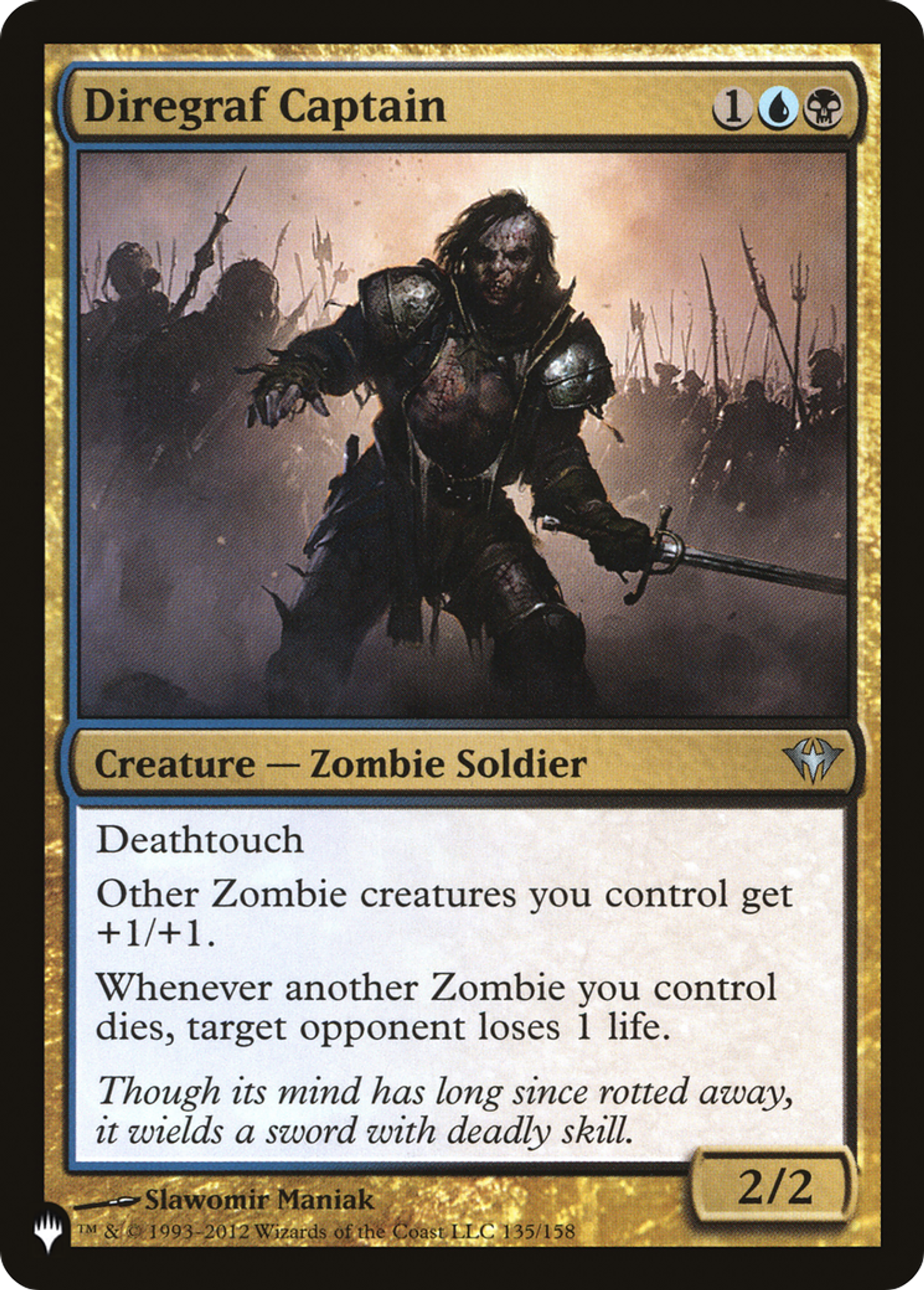 Diregraf Captain — The List — Magic: The Gathering
