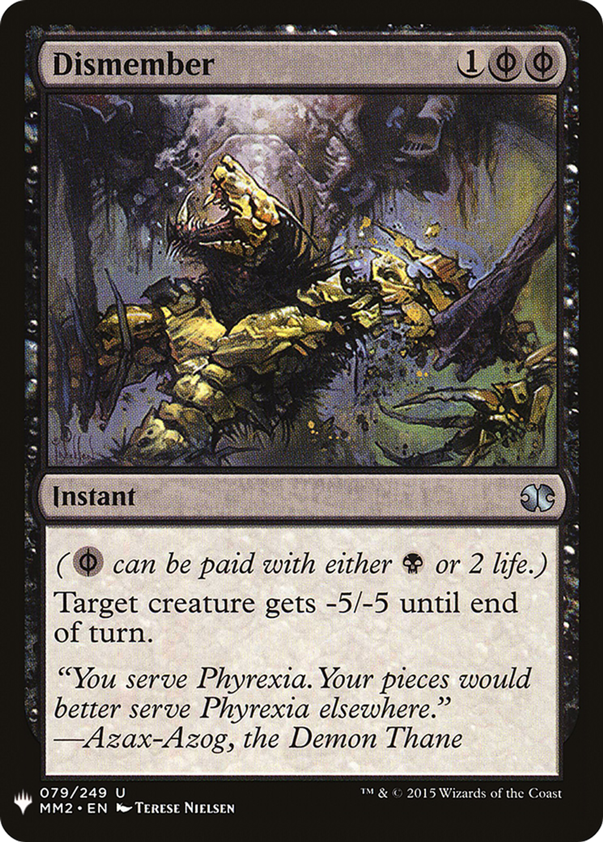 Dismember — The List — Magic: The Gathering
