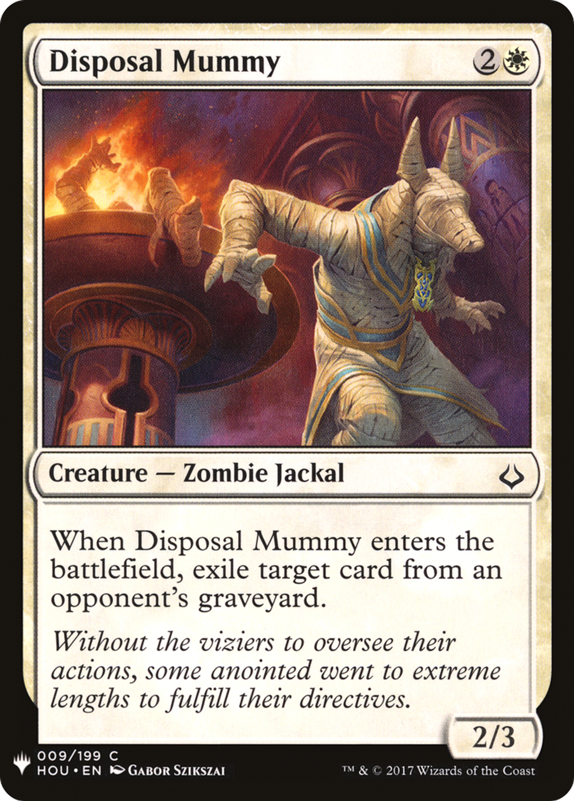 Disposal Mummy — The List — Magic: The Gathering