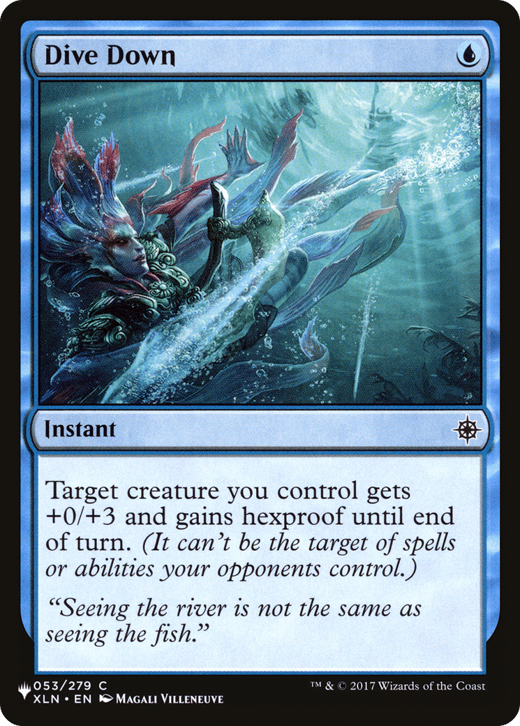 Dive Down — The List — Magic: The Gathering