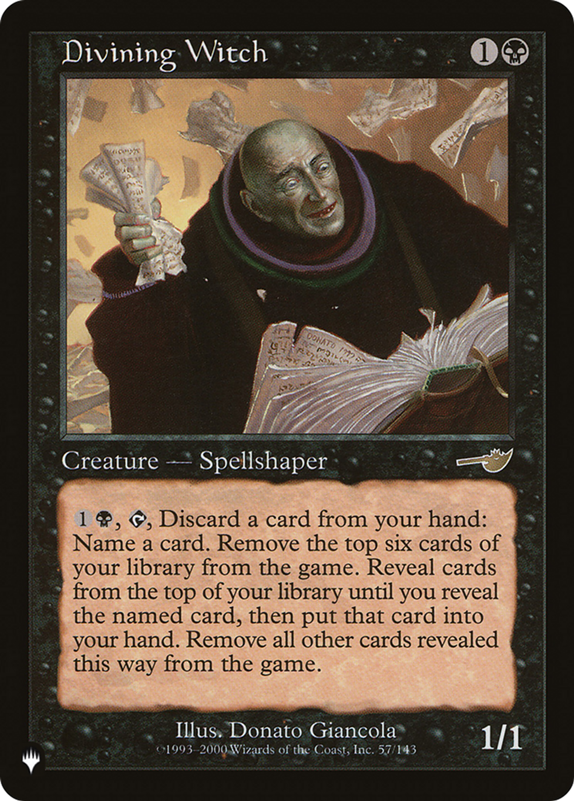 Divining Witch — The List — Magic: The Gathering