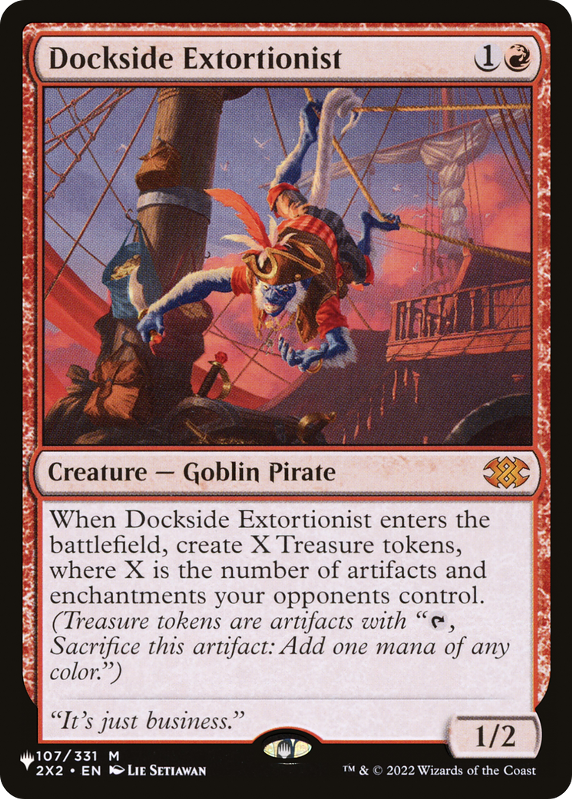 Extorqueur des quais — The List — Magic: The Gathering