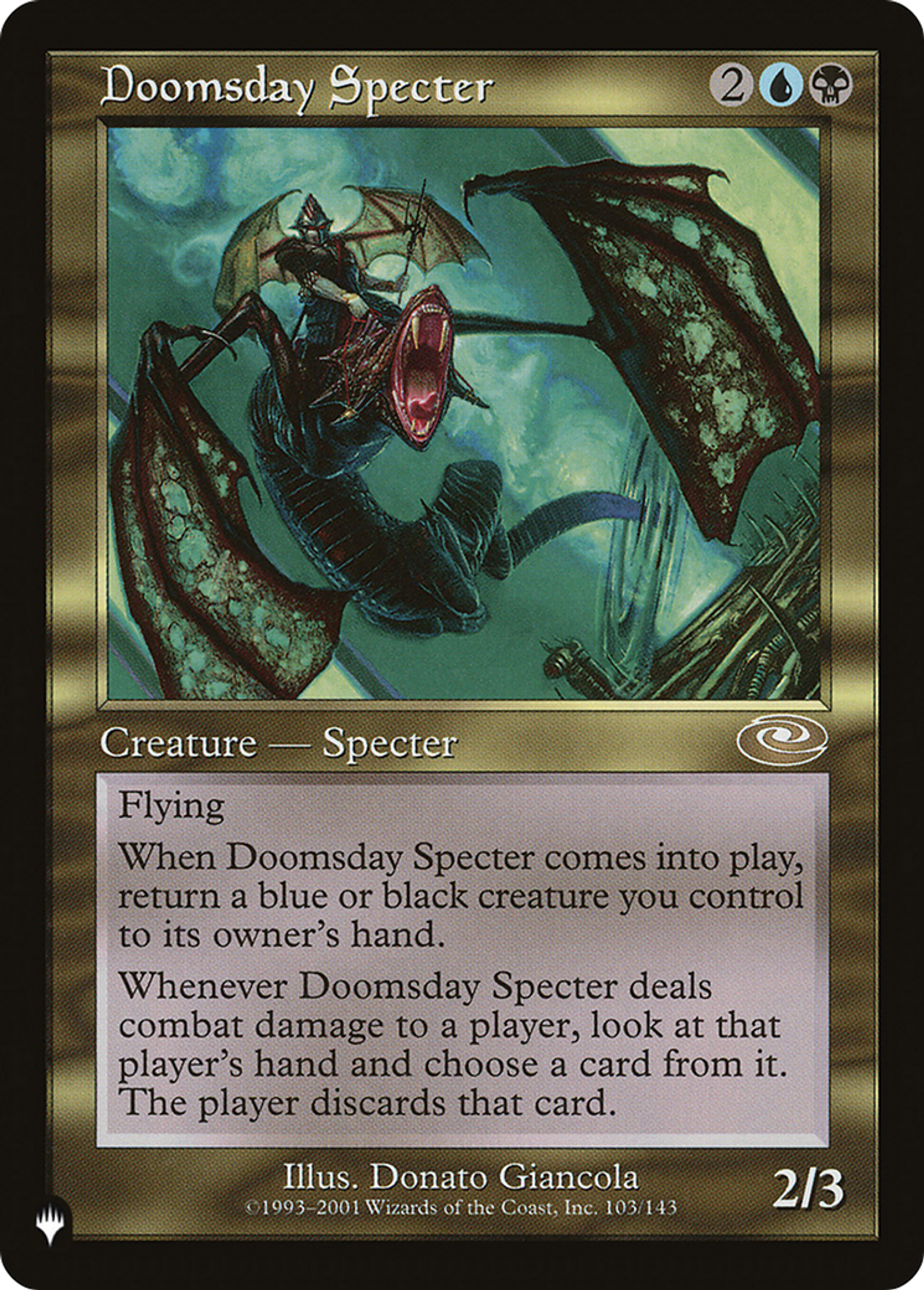 Doomsday Specter — The List — Magic: The Gathering