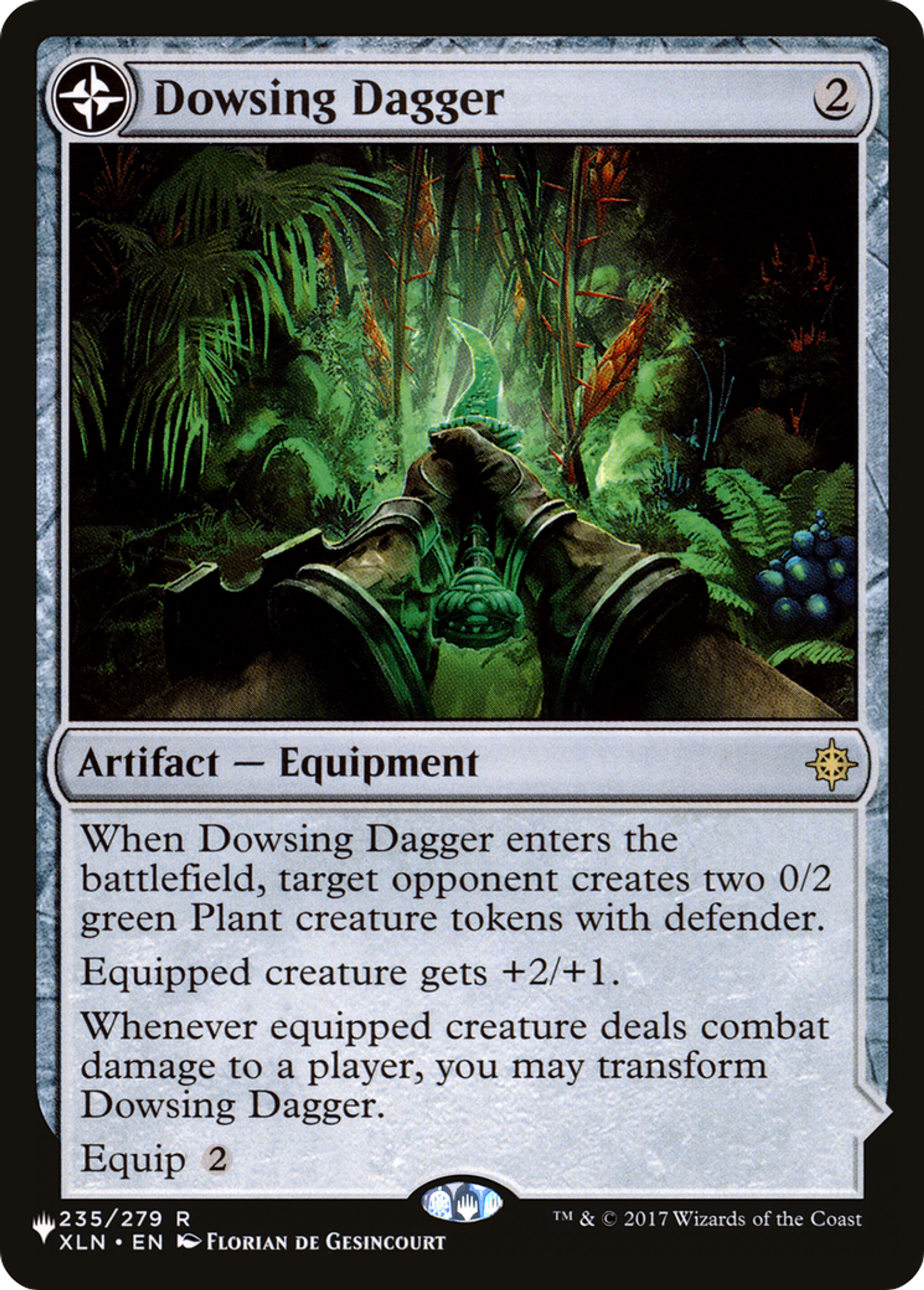 Dague de radiesthésie // Val perdu — The List — Magic: The Gathering