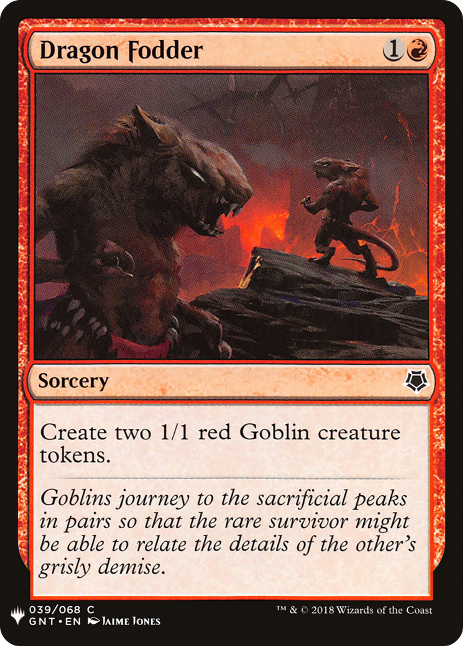 Dragon Fodder — The List — Magic: The Gathering