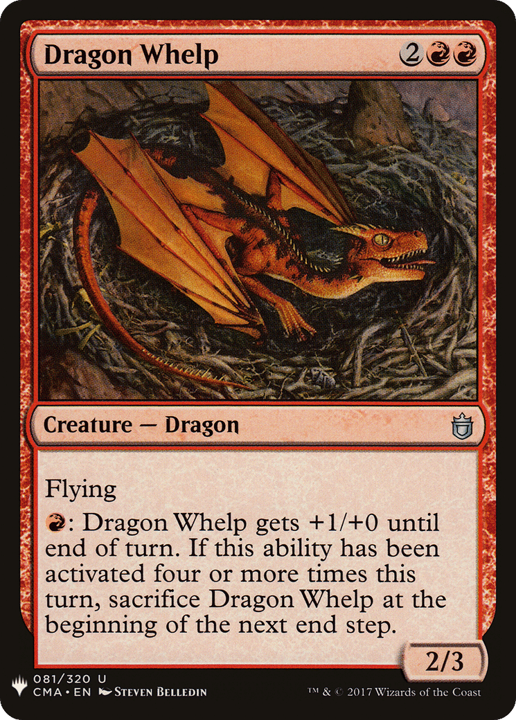 Dragon Whelp — The List — Magic: The Gathering