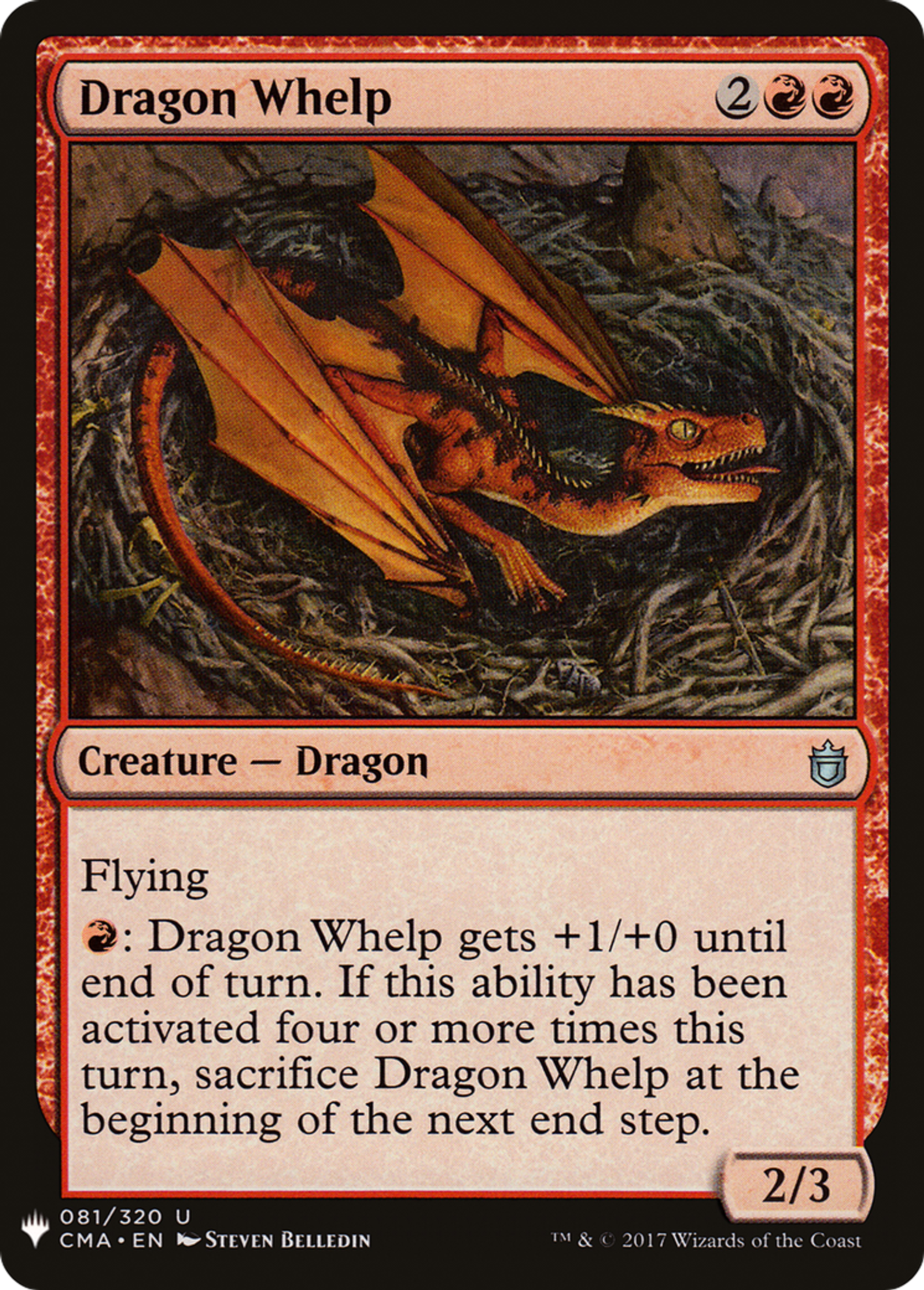 Dragon Whelp — The List — Magic: The Gathering