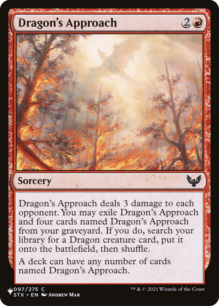 Dragon's Approach — The List — Magic: The Gathering
