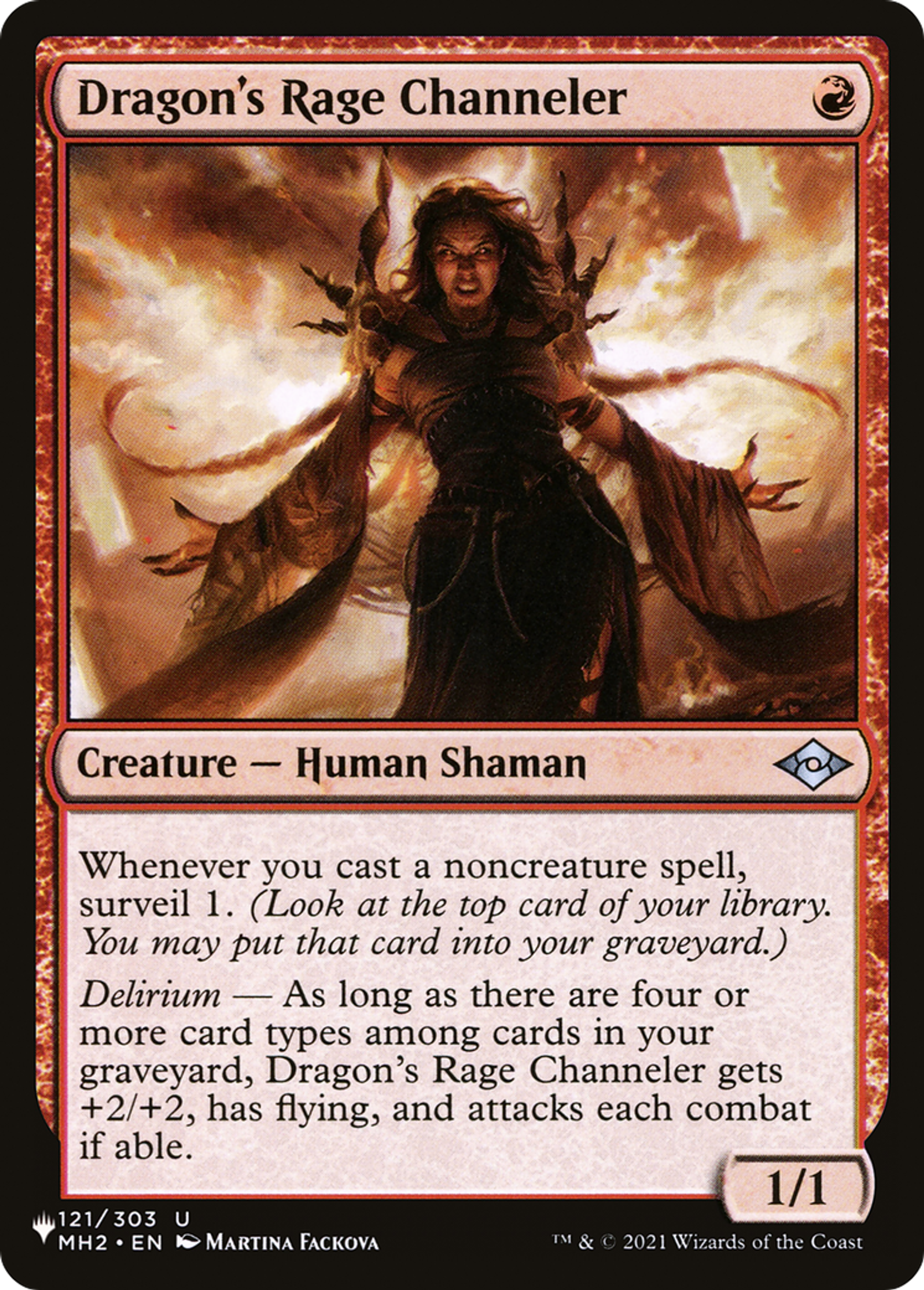 Dragon's Rage Channeler — The List — Magic: The Gathering