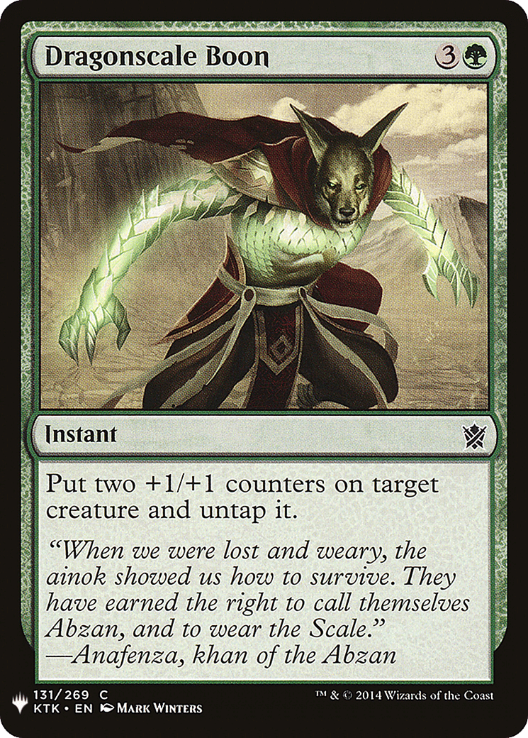 Dragonscale Boon — The List — Magic: The Gathering
