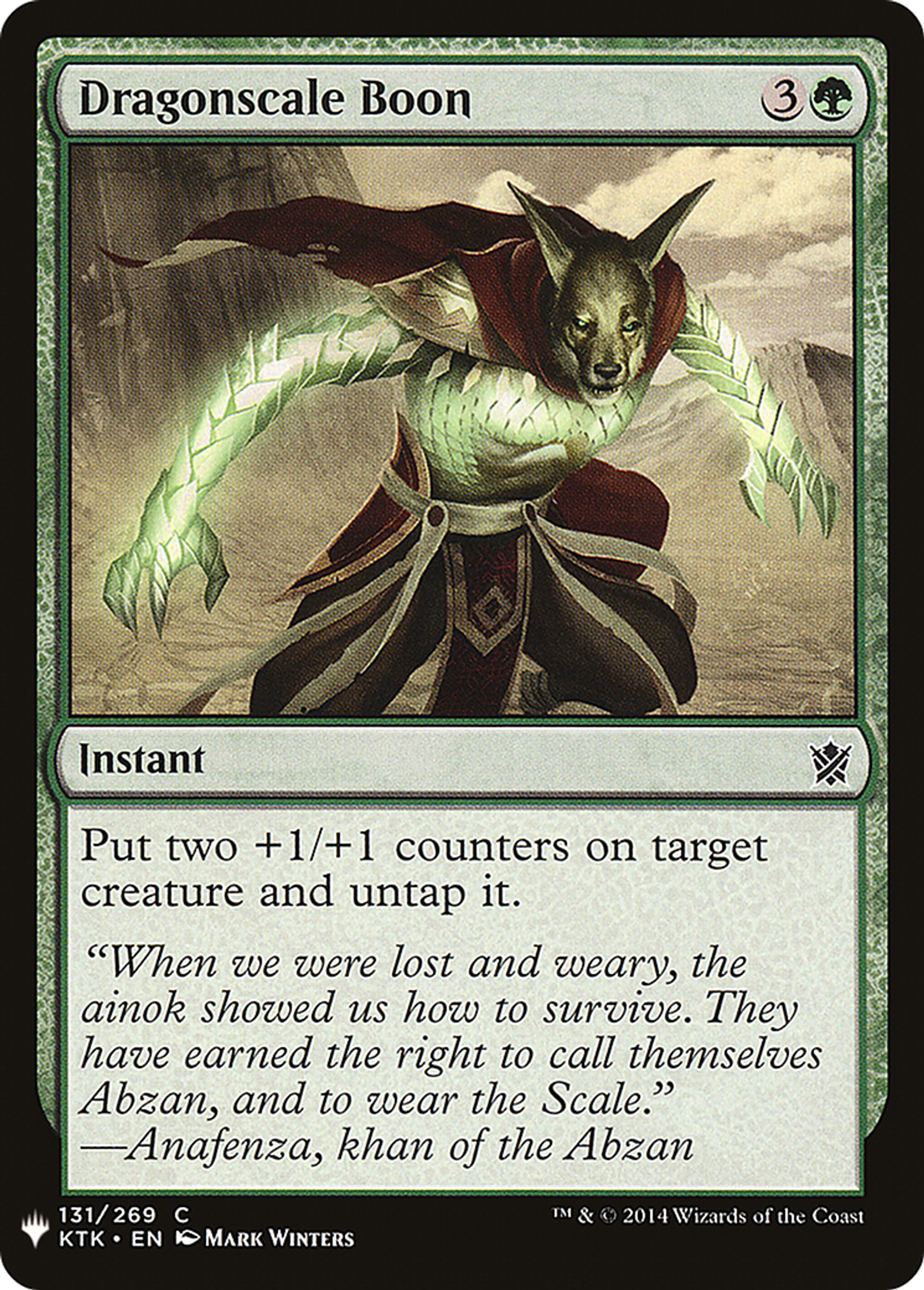 Dragonscale Boon — The List — Magic: The Gathering