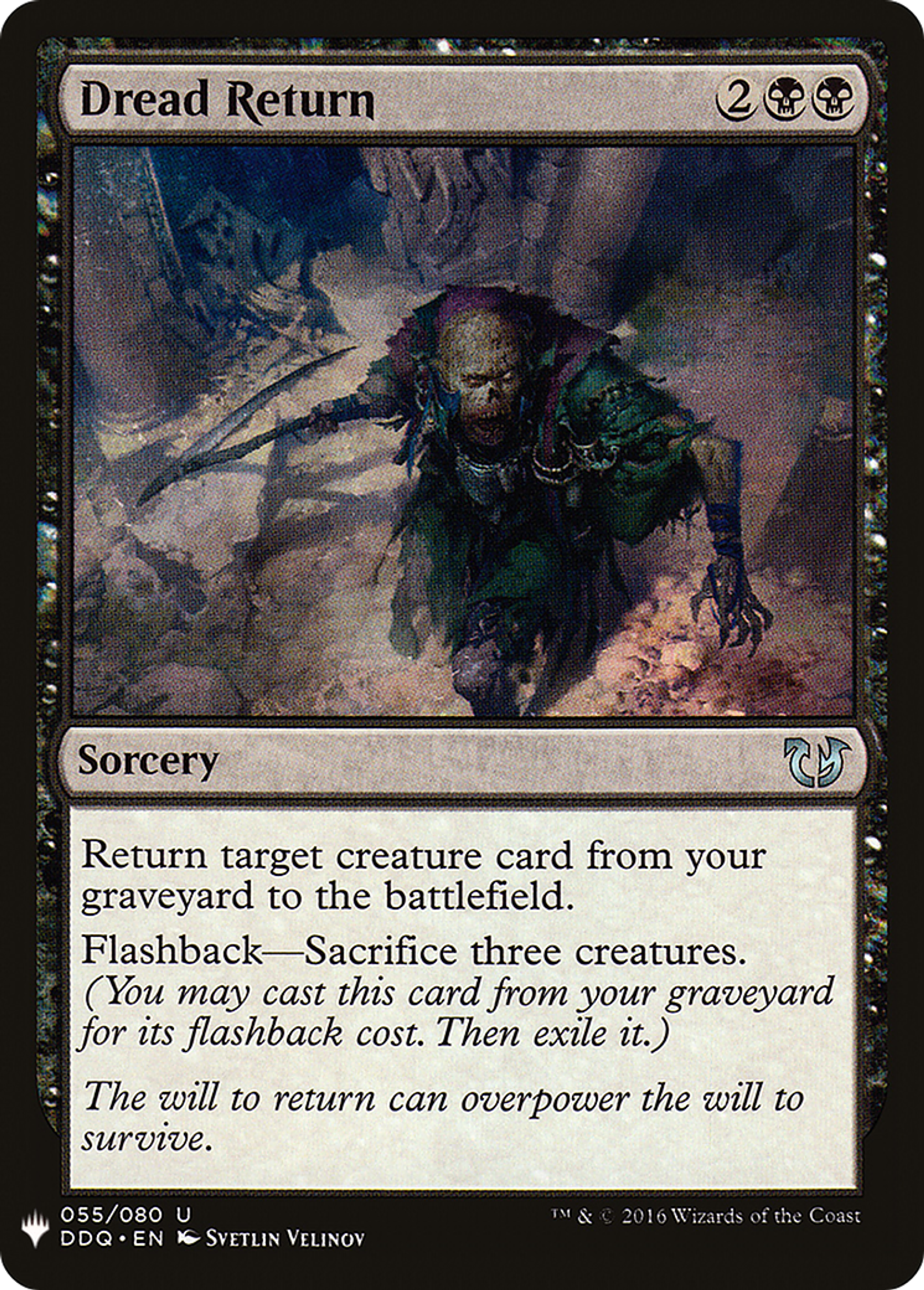 Dread Return — The List — Magic: The Gathering