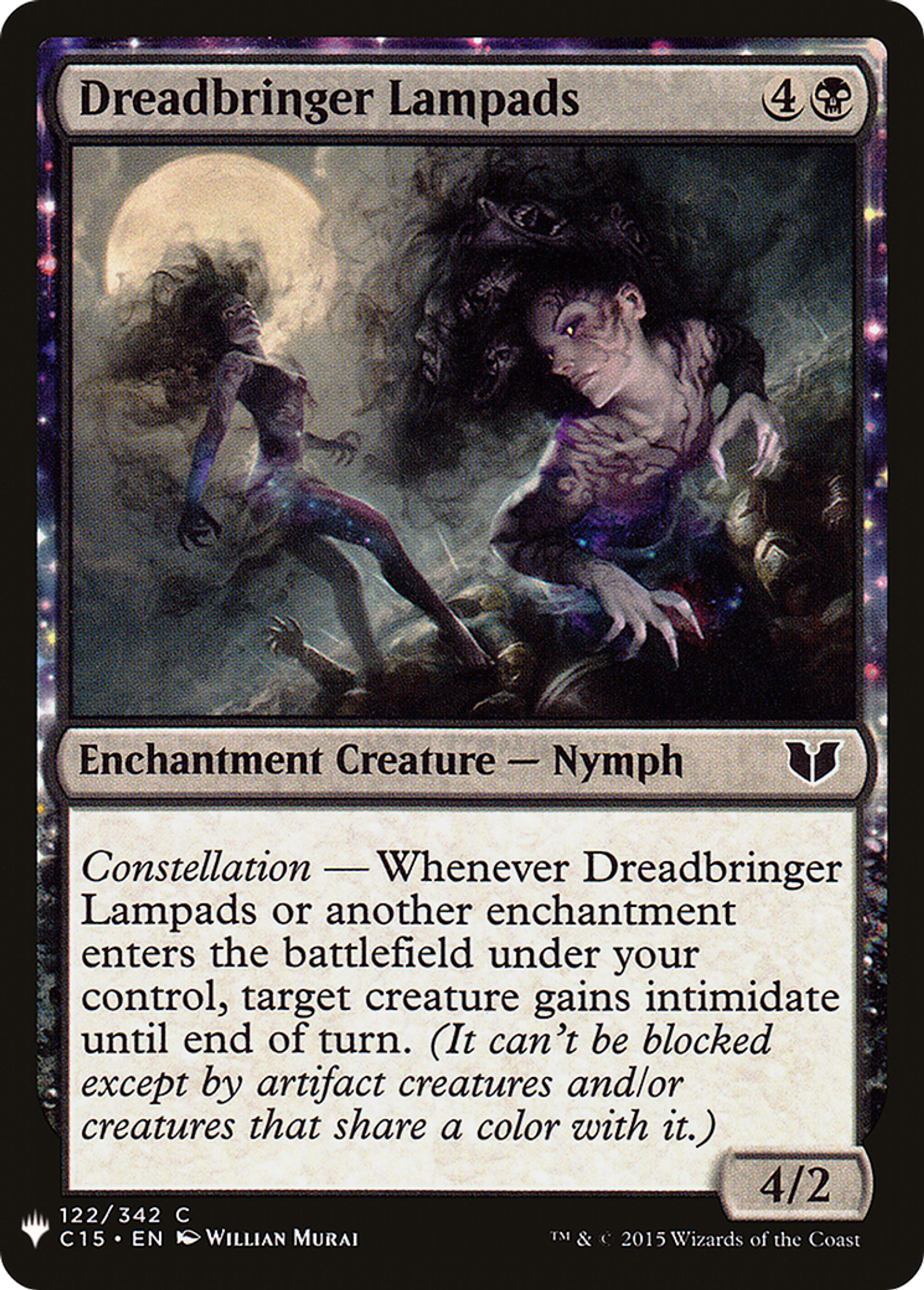 Lampades porteuses de l'effroi — The List — Magic: The Gathering