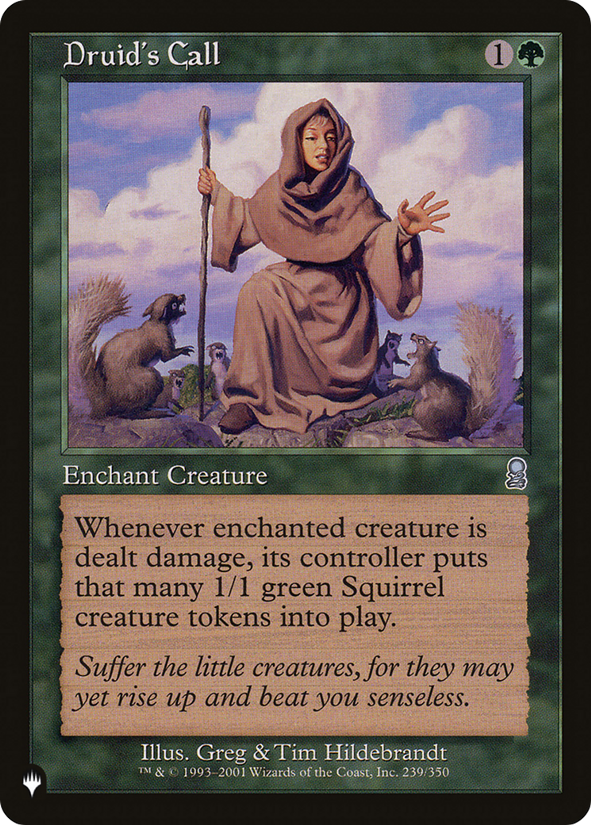 Druid's Call — The List — Magic: The Gathering