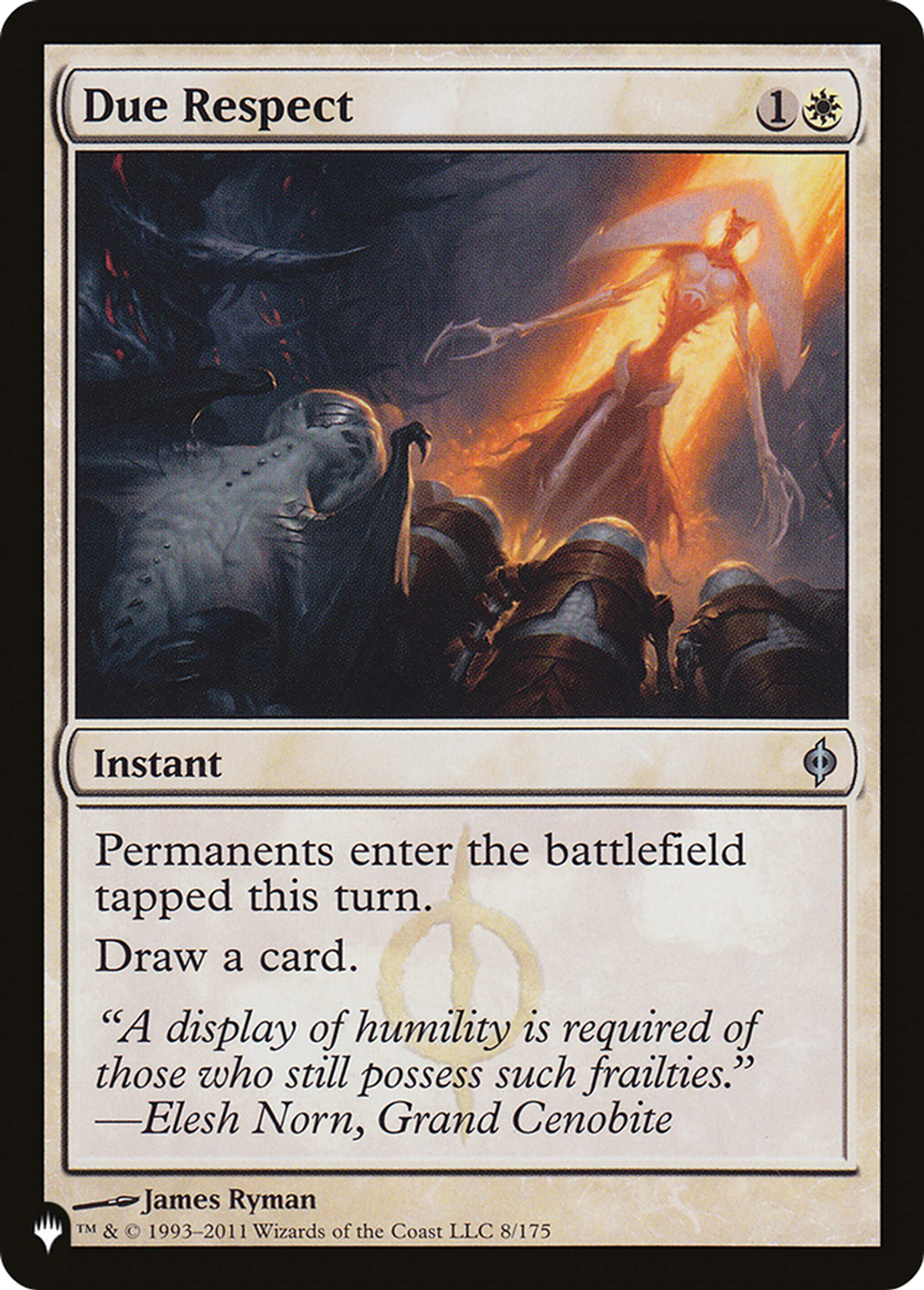 Due Respect — The List — Magic: The Gathering
