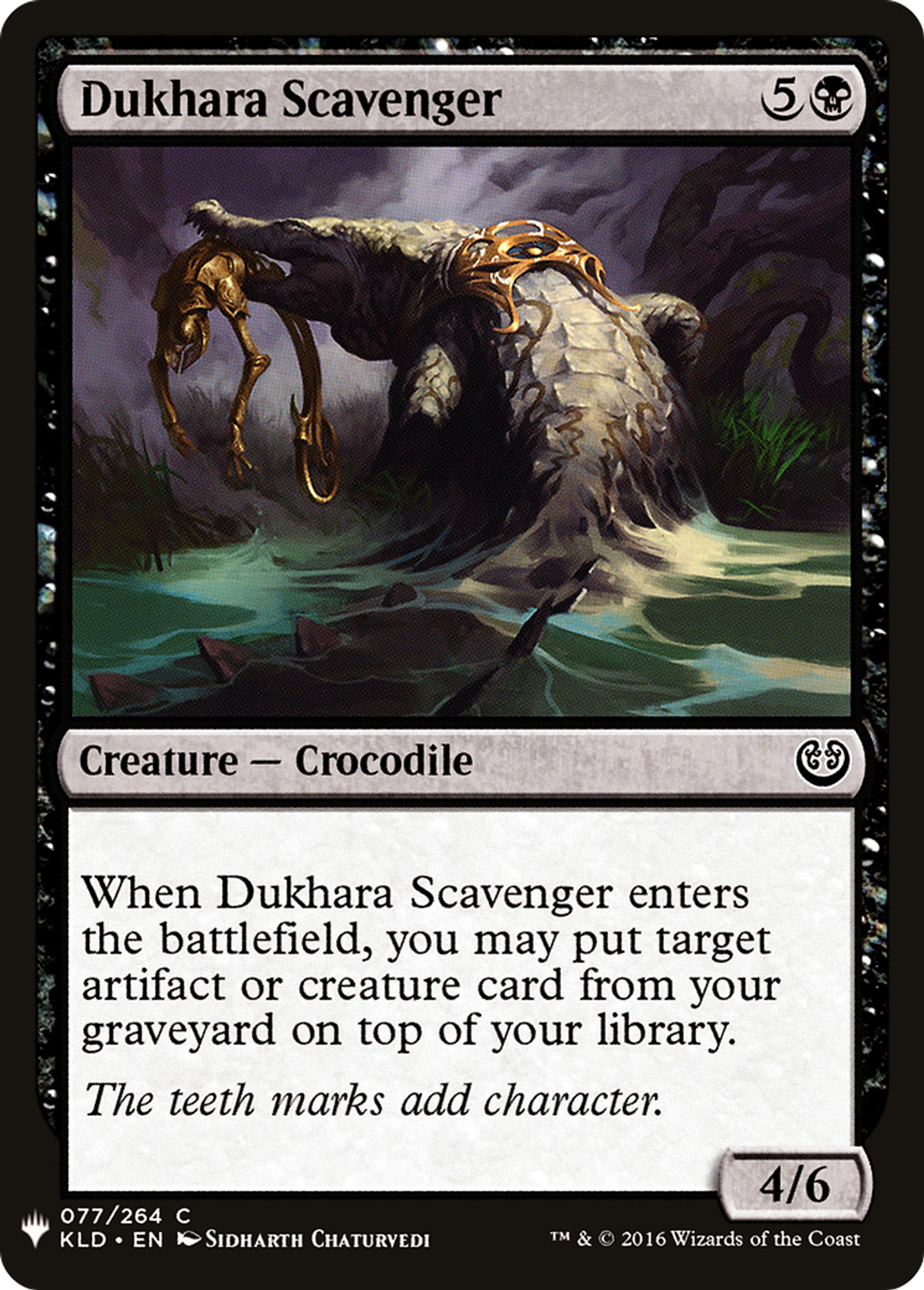 Dukhara Scavenger — The List — Magic: The Gathering
