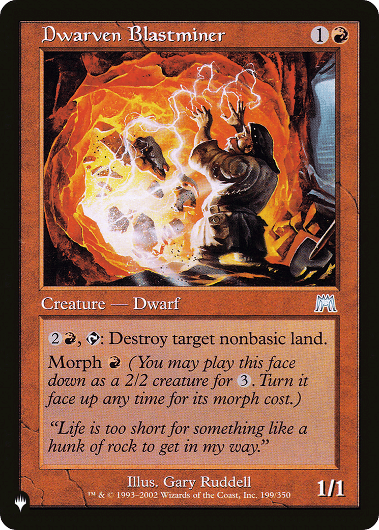 Dwarven Blastminer — The List — Magic: The Gathering