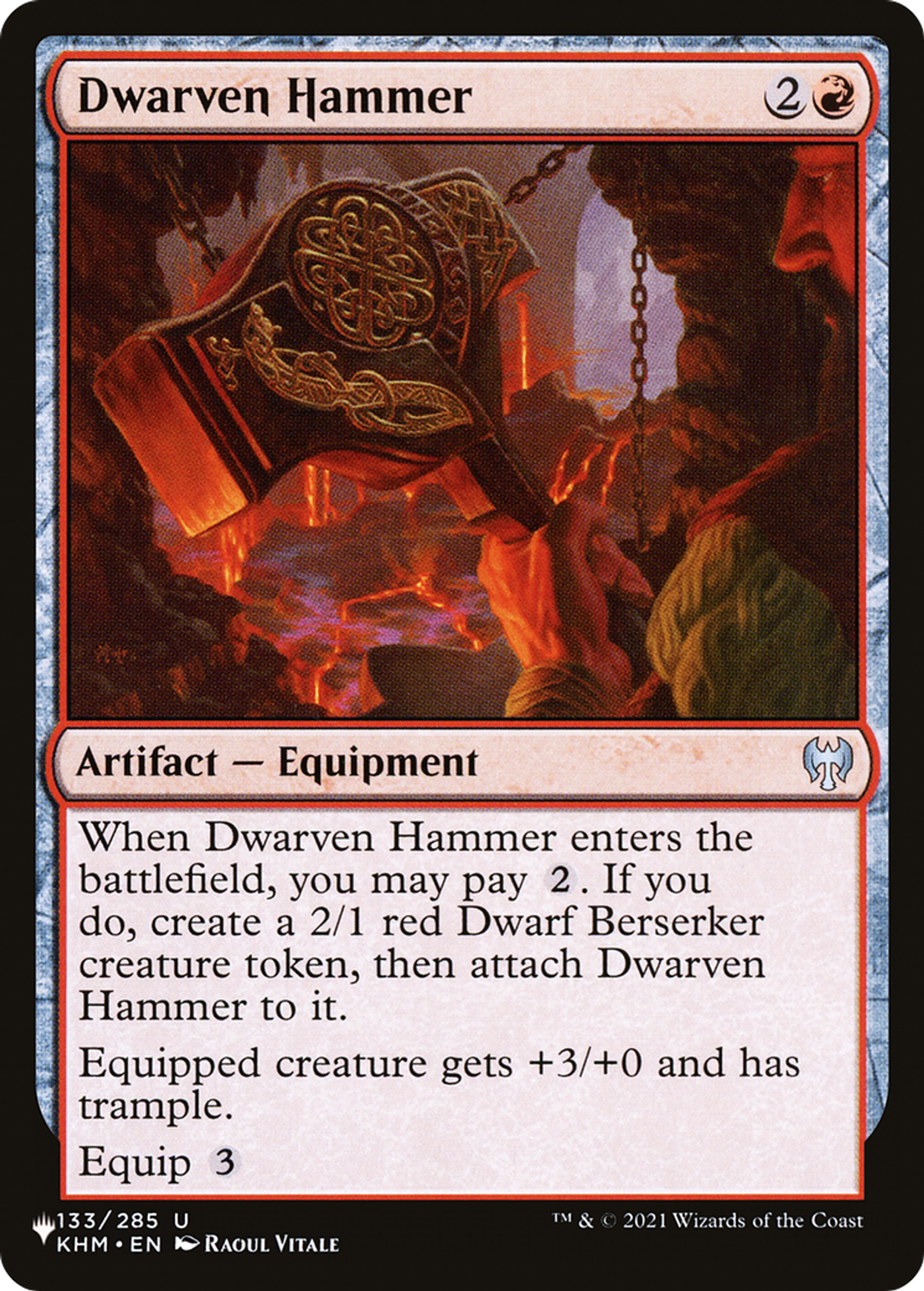 Marteau nain — The List — Magic: The Gathering