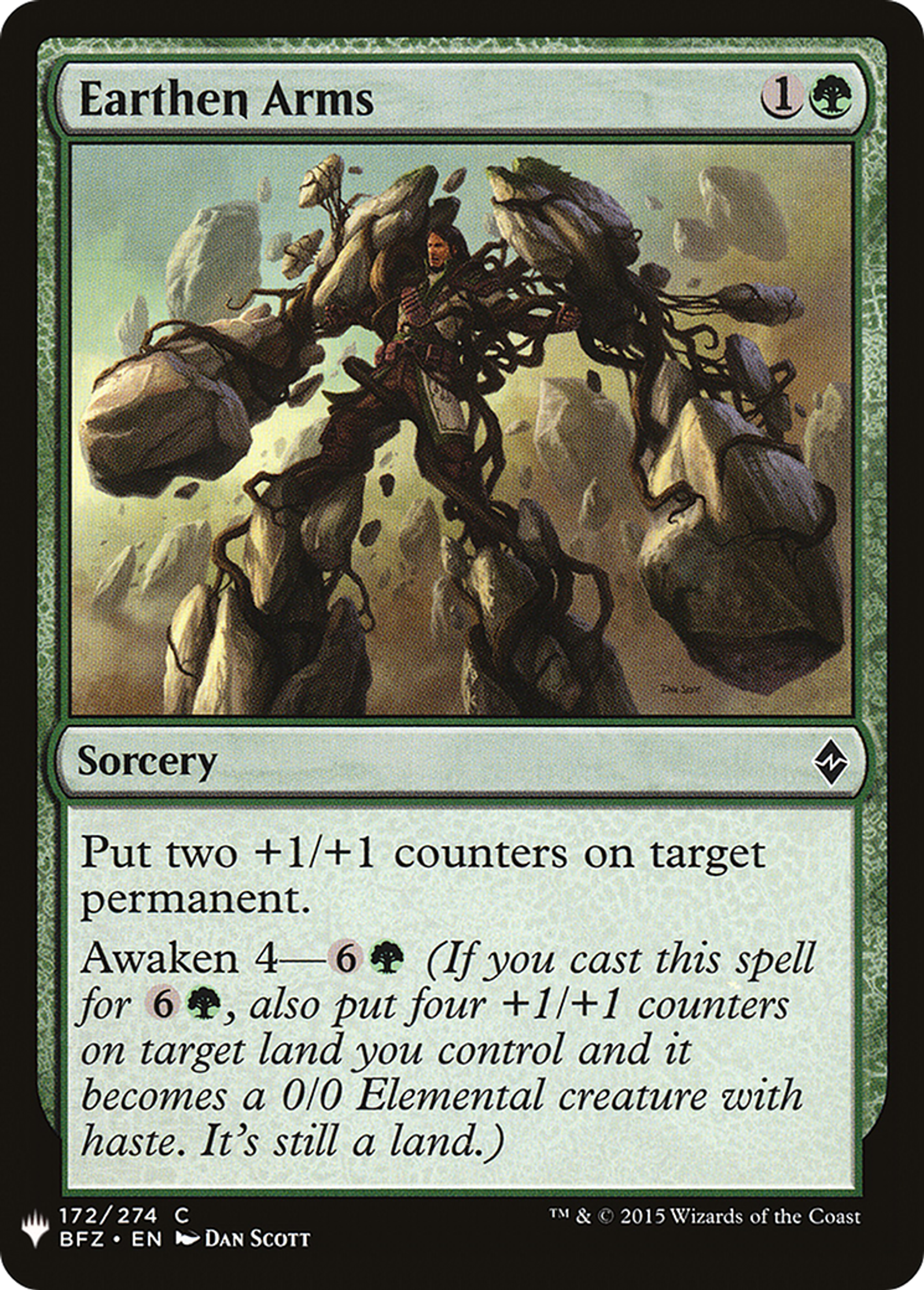 Bras de terre — The List — Magic: The Gathering