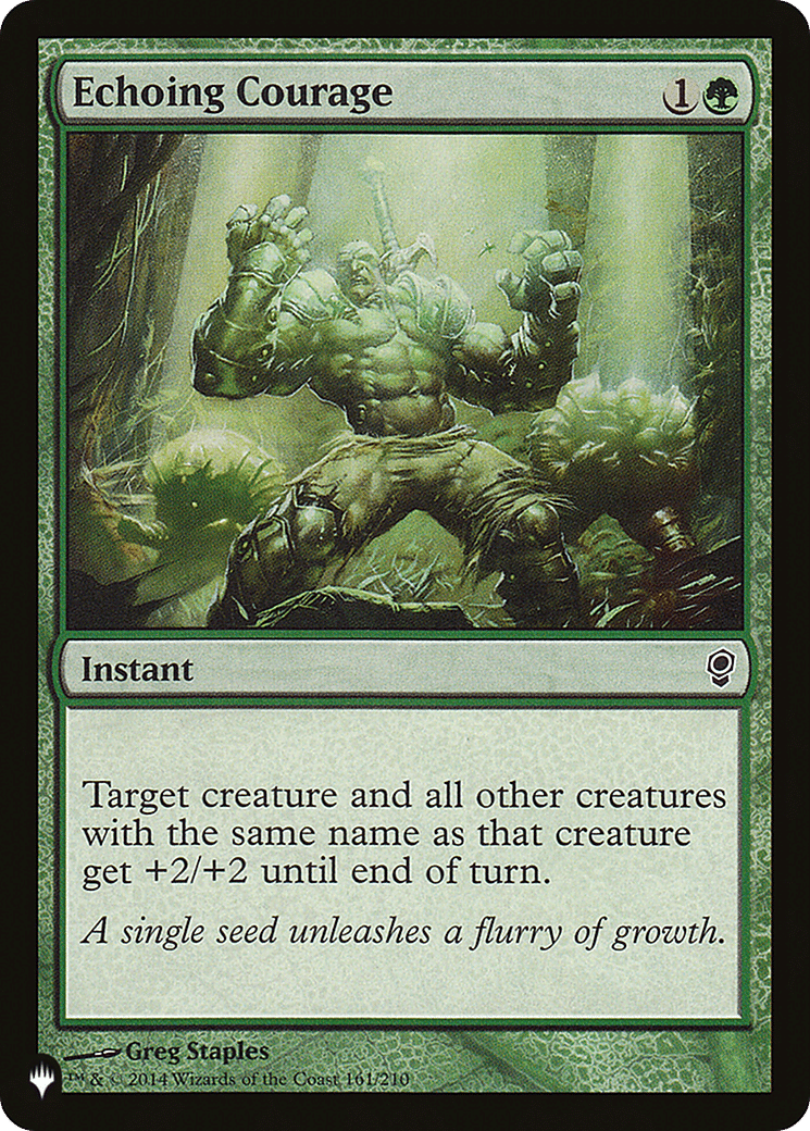 Echoing Courage — The List — Magic: The Gathering