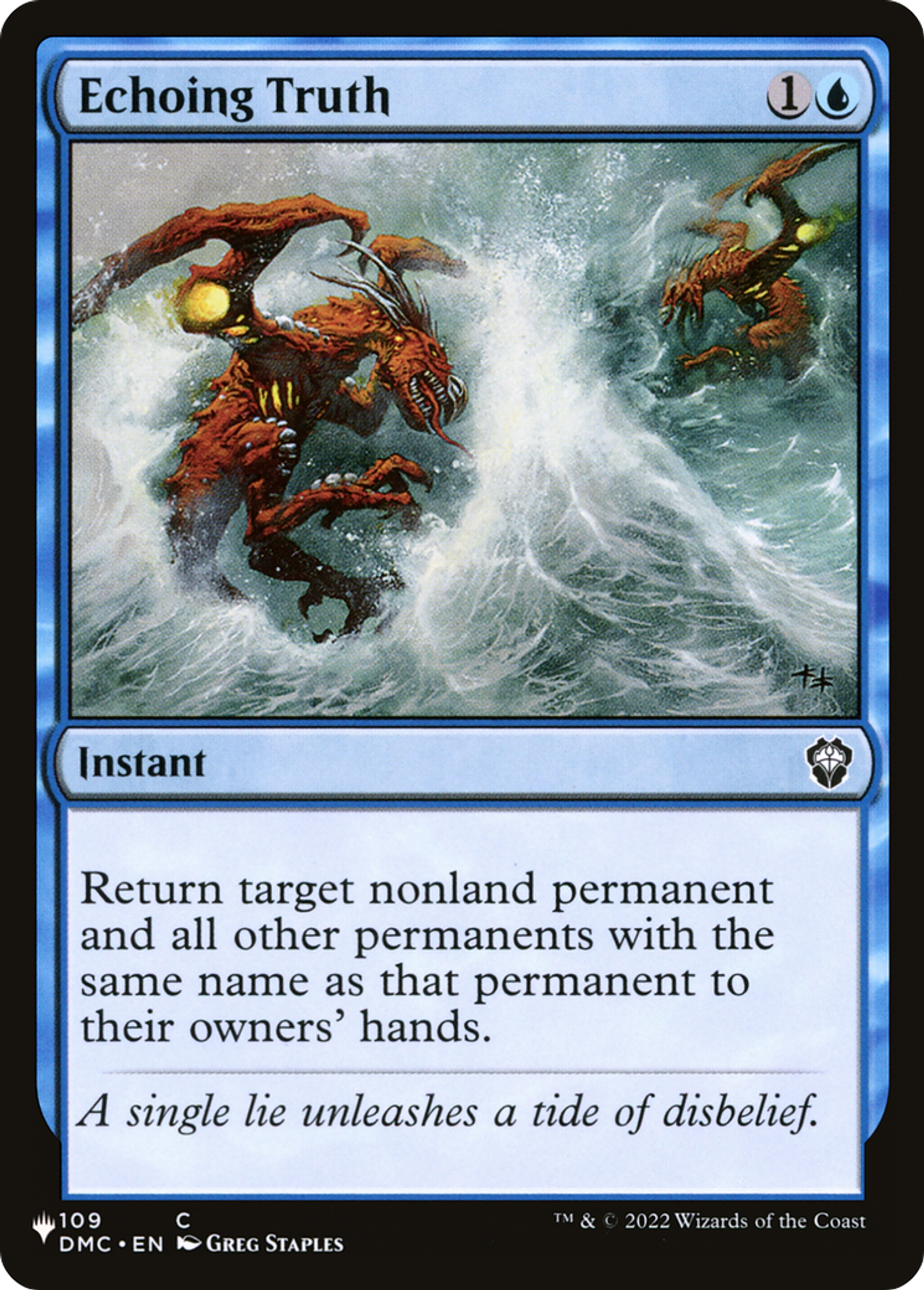 Echoing Truth — The List — Magic: The Gathering