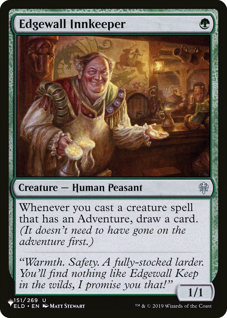 Edgewall Innkeeper — The List — Magic: The Gathering
