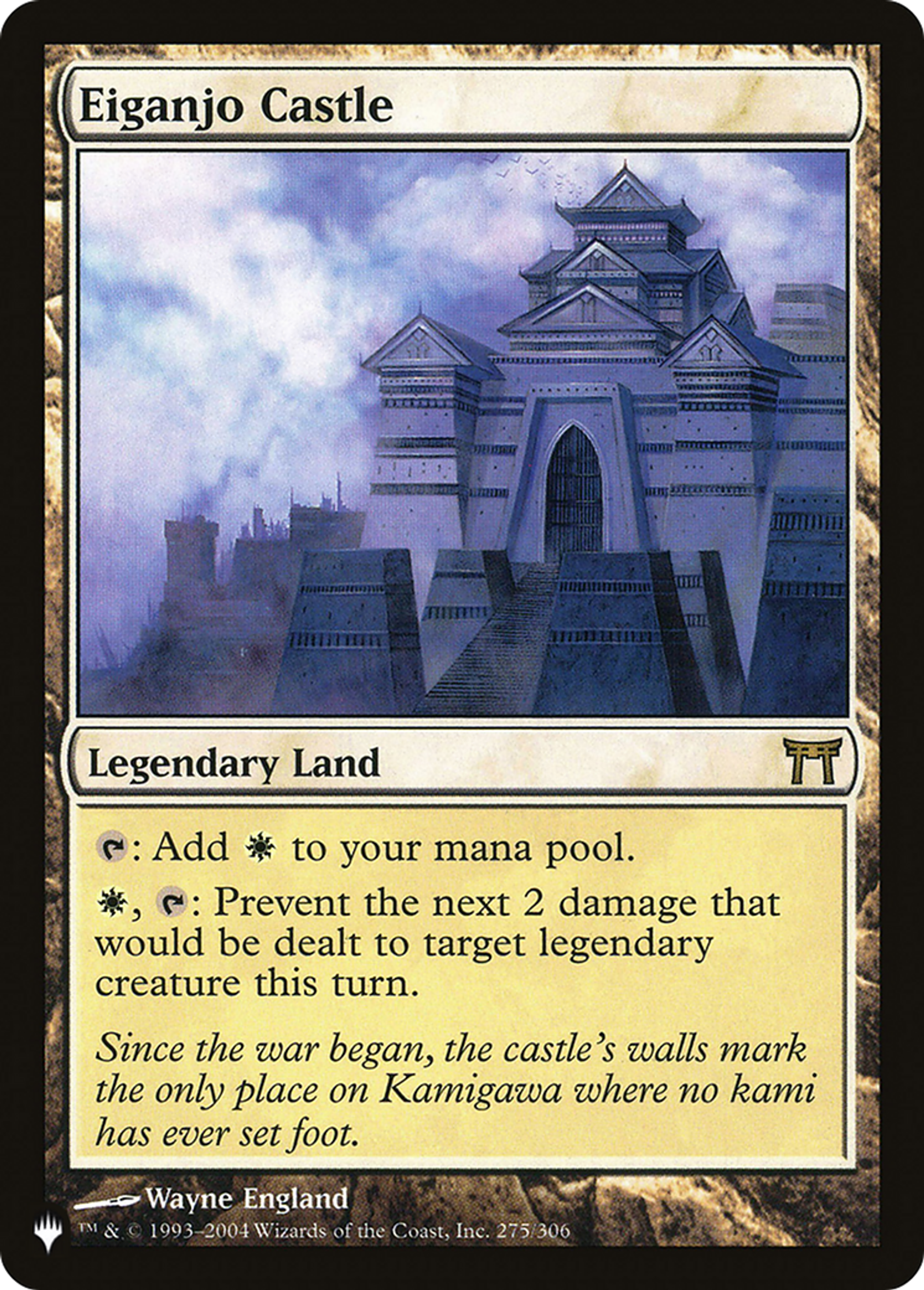 Eiganjo Castle — The List — Magic: The Gathering