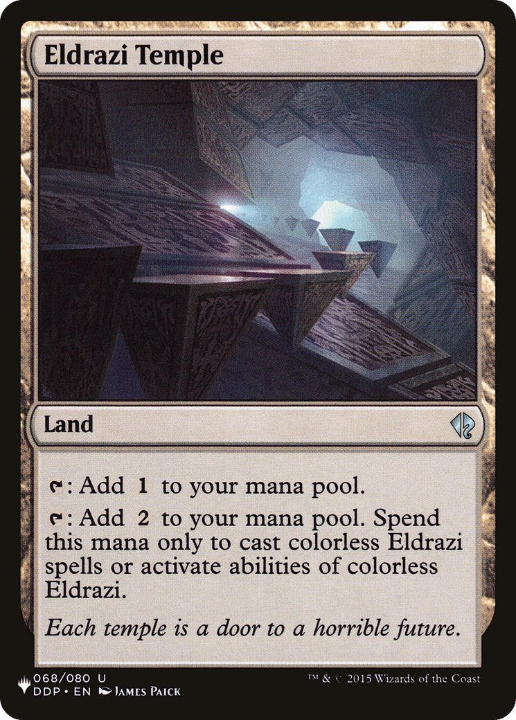 Eldrazi Temple — The List — Magic: The Gathering