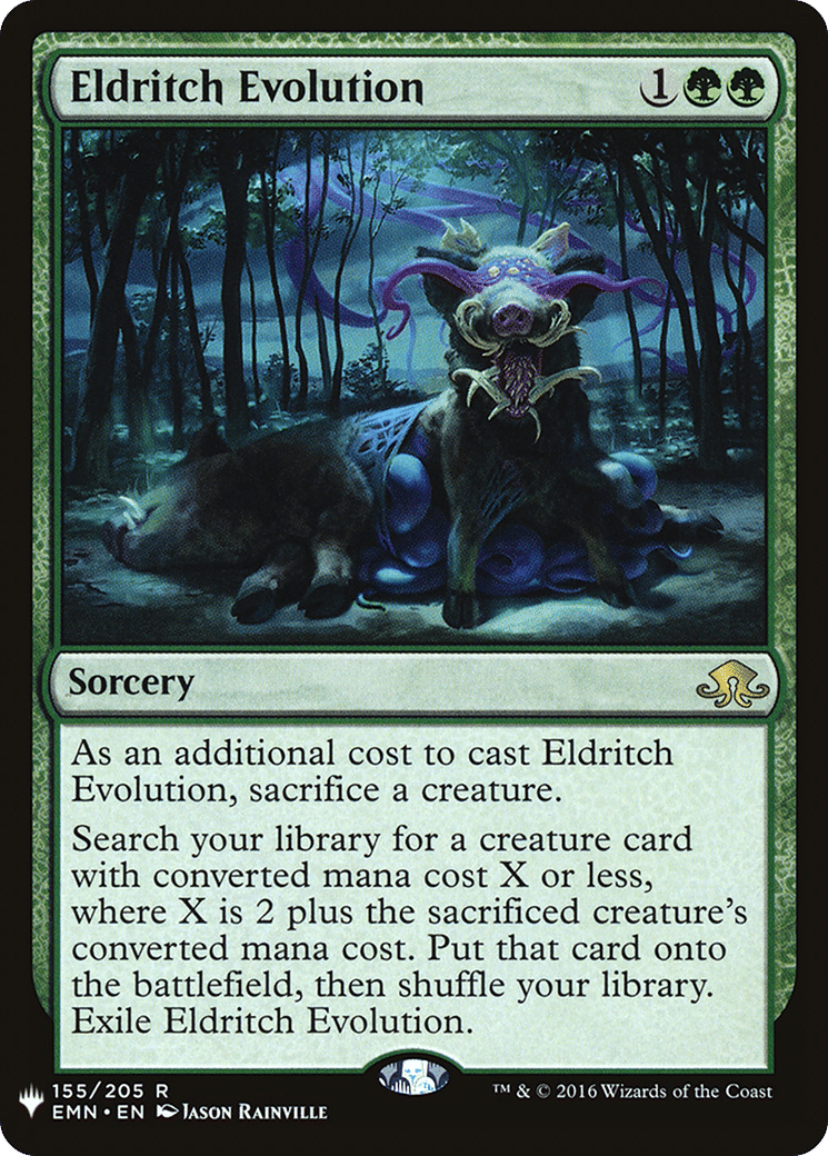 Eldritch Evolution — The List — Magic: The Gathering