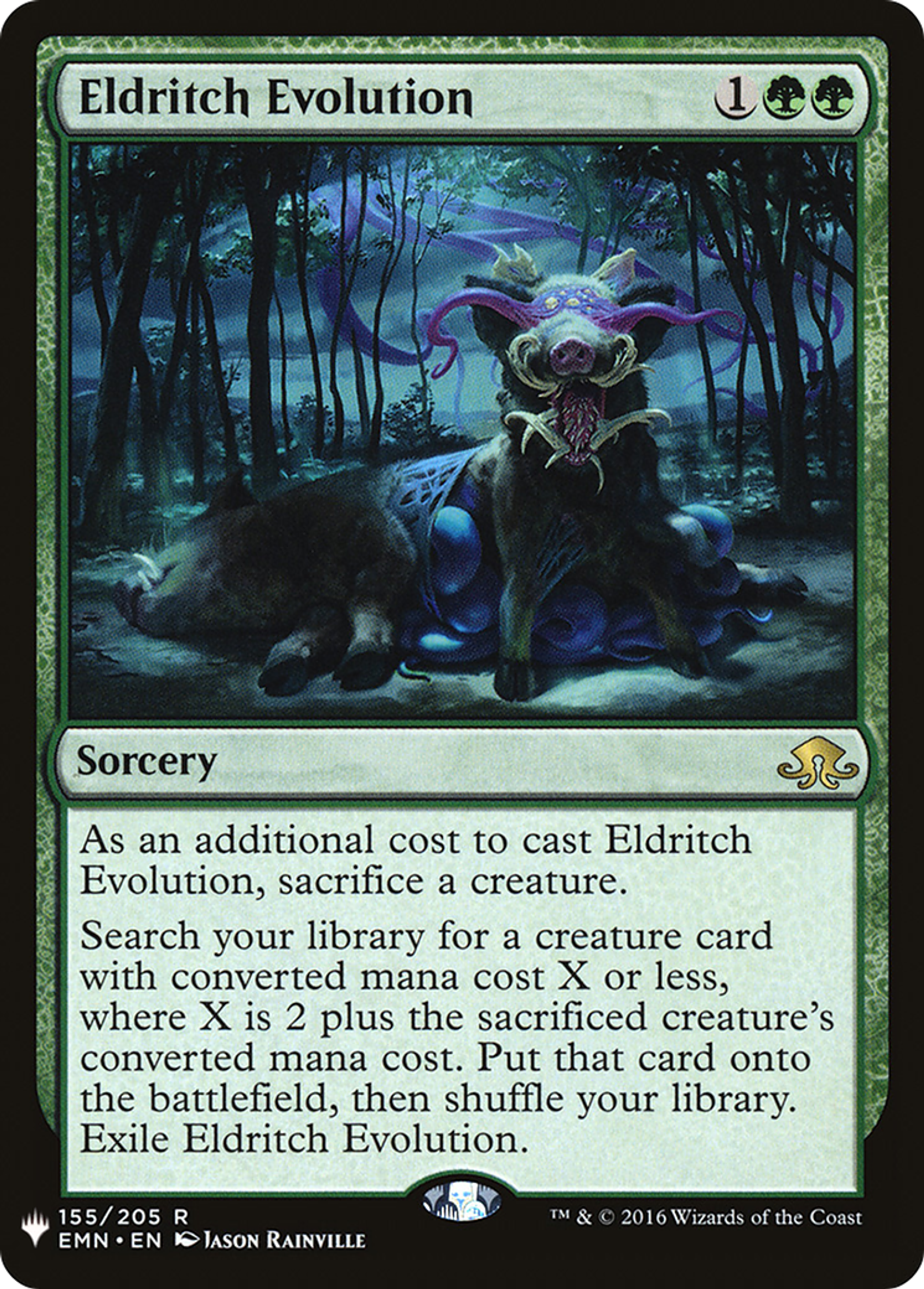 Eldritch Evolution — The List — Magic: The Gathering