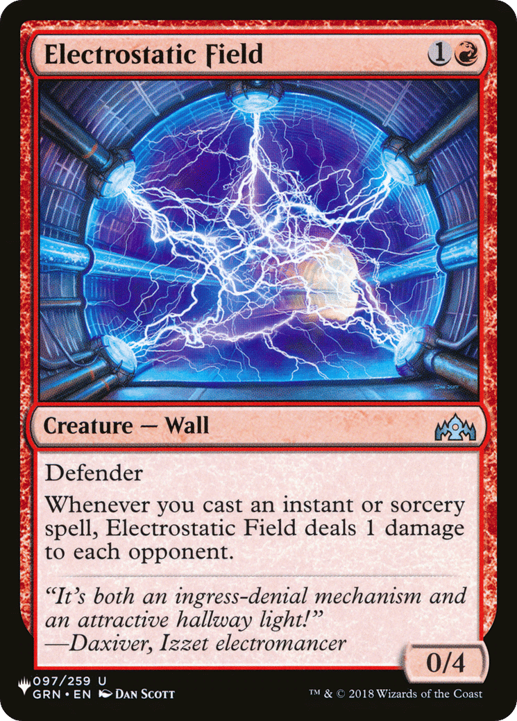 Electrostatic Field — The List — Magic: The Gathering