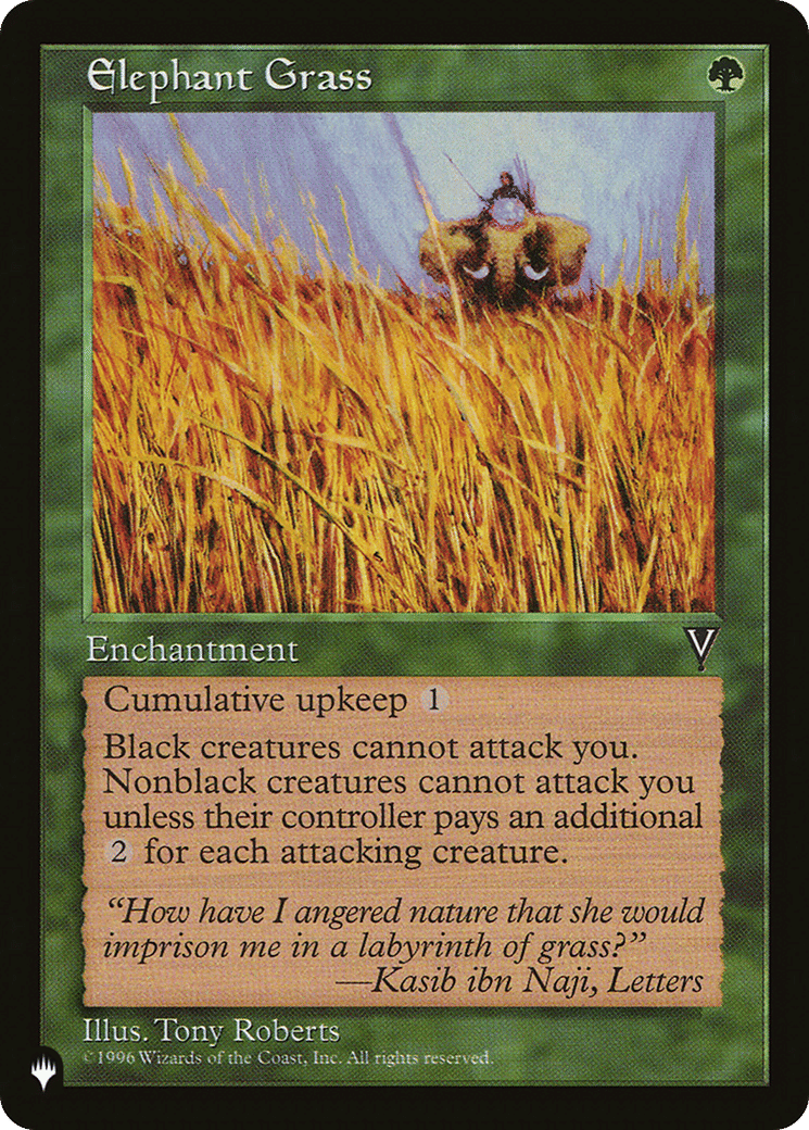Elephant Grass — The List — Magic: The Gathering