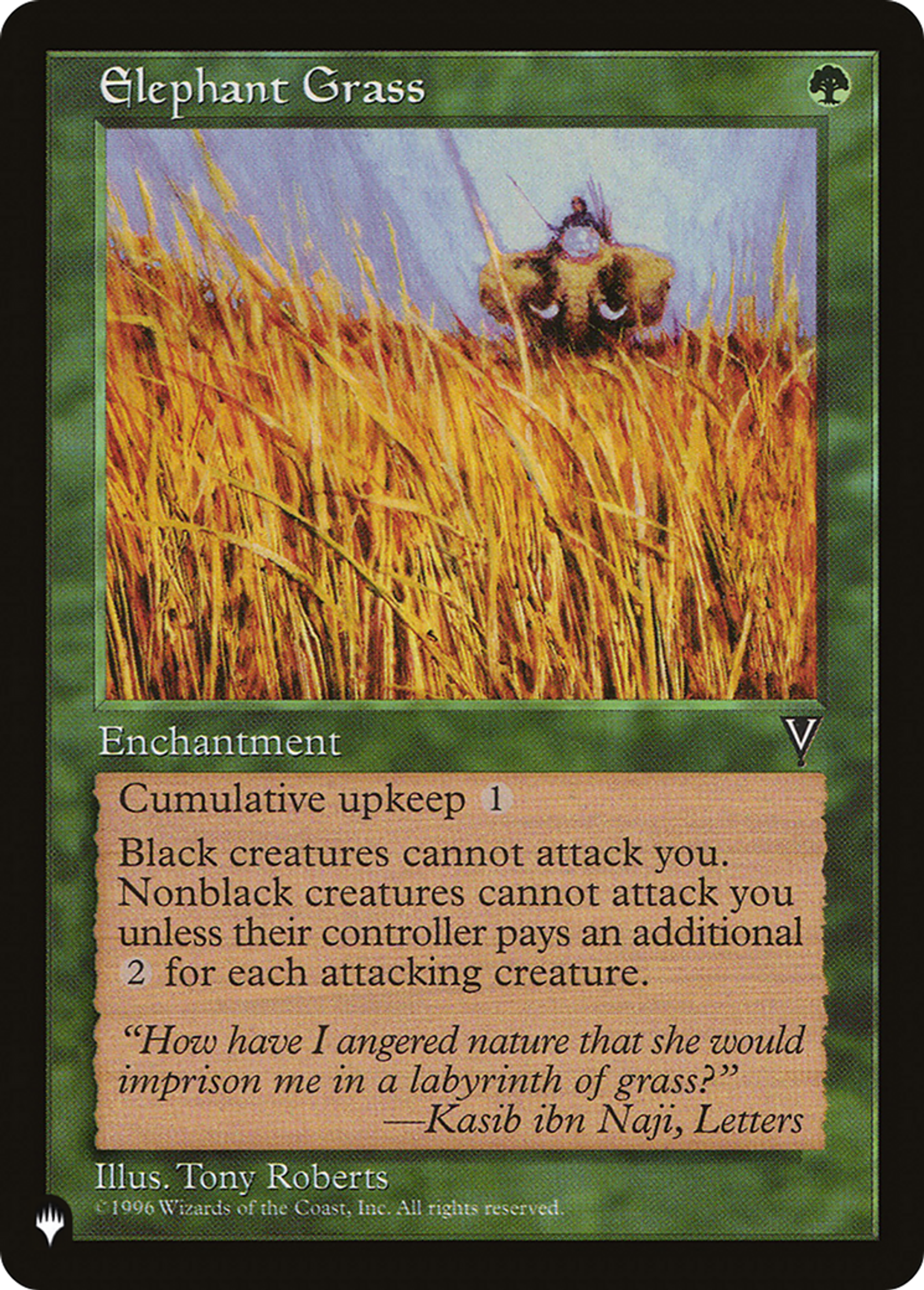 Elephant Grass — The List — Magic: The Gathering