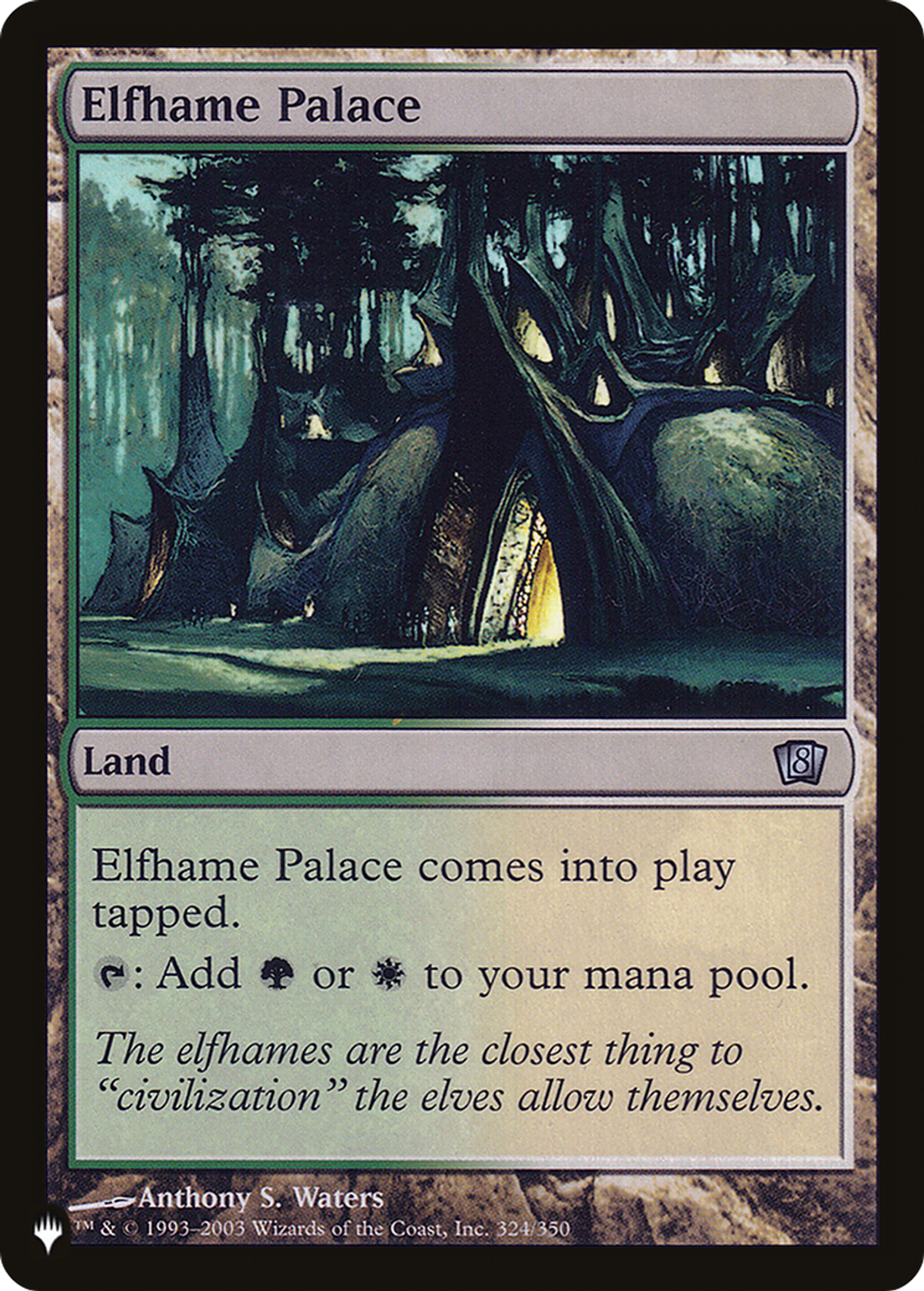 Elfhame Palace — The List — Magic: The Gathering