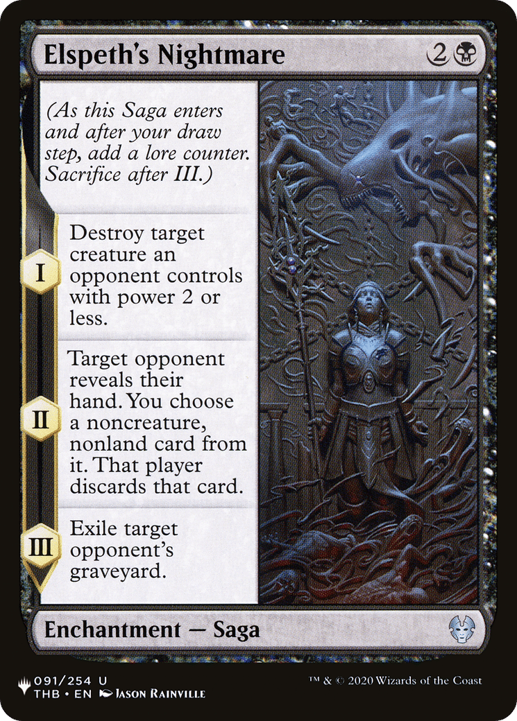 Elspeth's Nightmare — The List — Magic: The Gathering