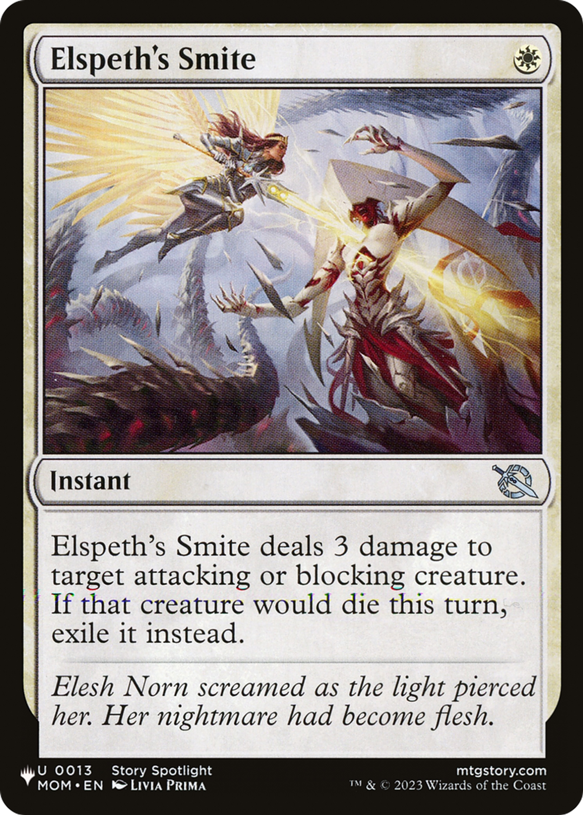 Elspeth's Smite — The List — Magic: The Gathering