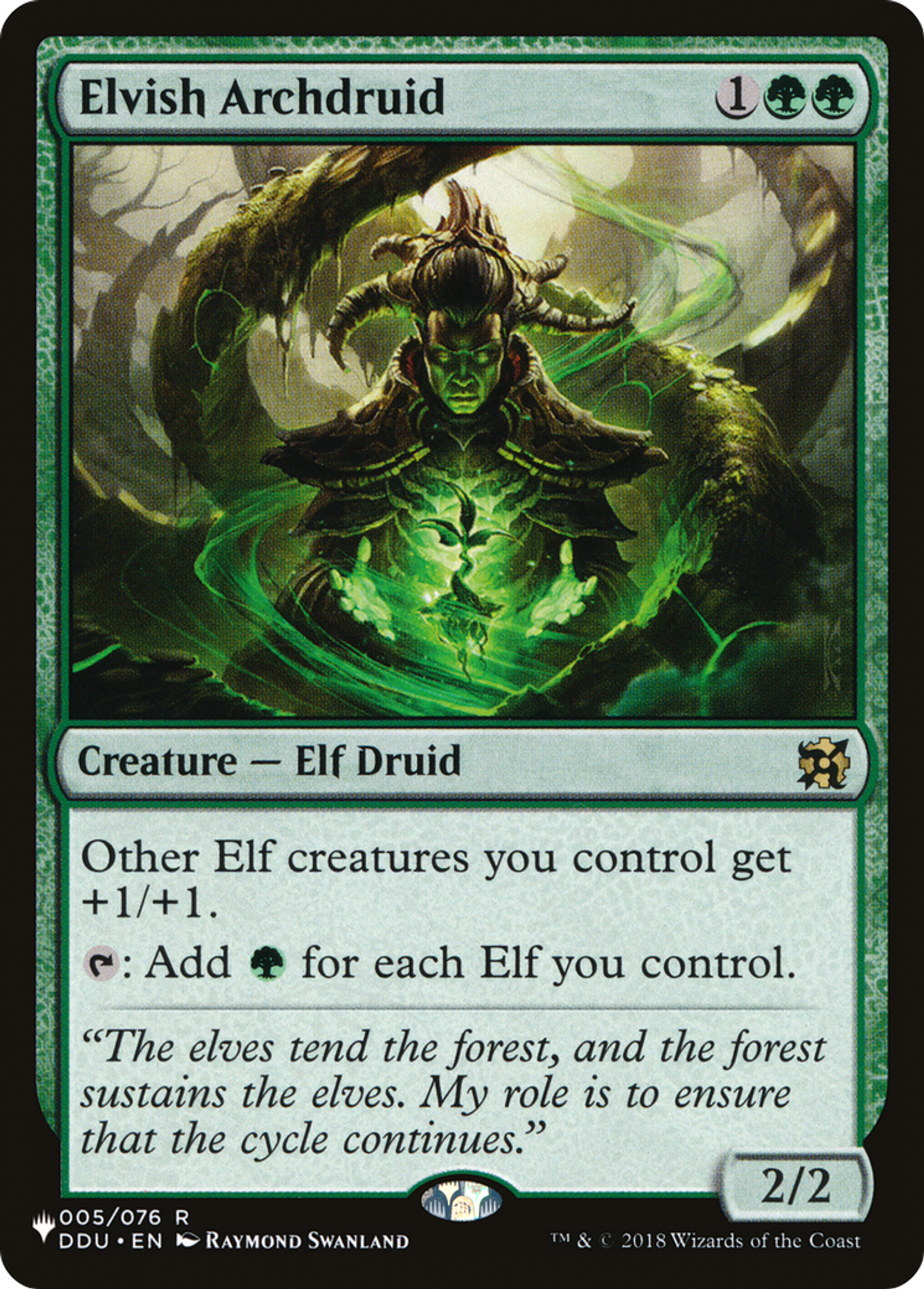Elvish Archdruid — The List — Magic: The Gathering