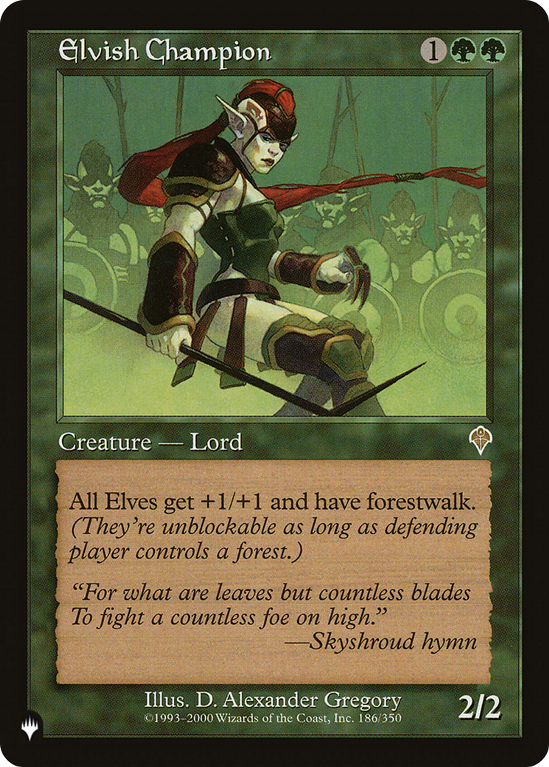 Elvish Champion — The List — Magic: The Gathering