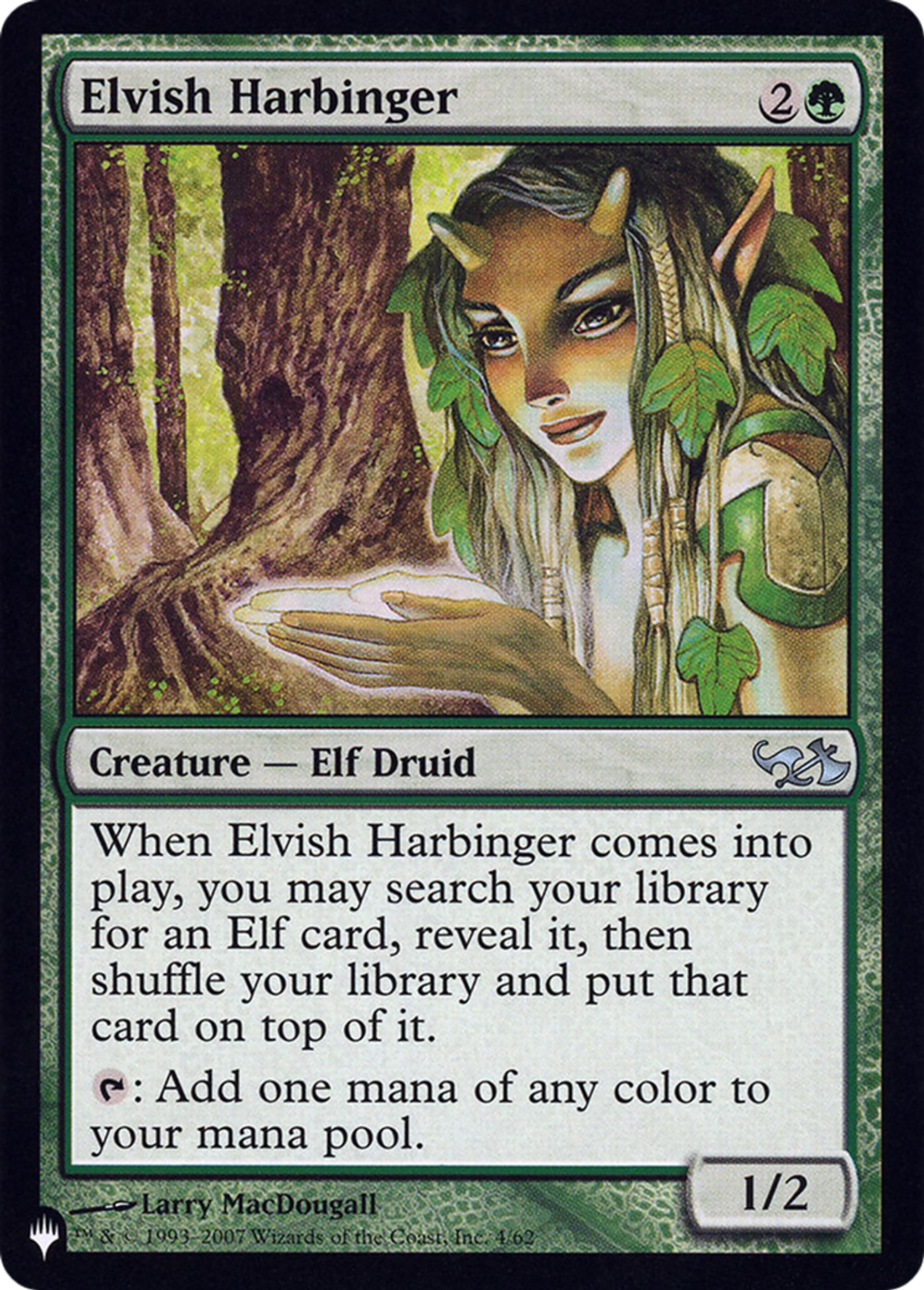 Elvish Harbinger — The List — Magic: The Gathering