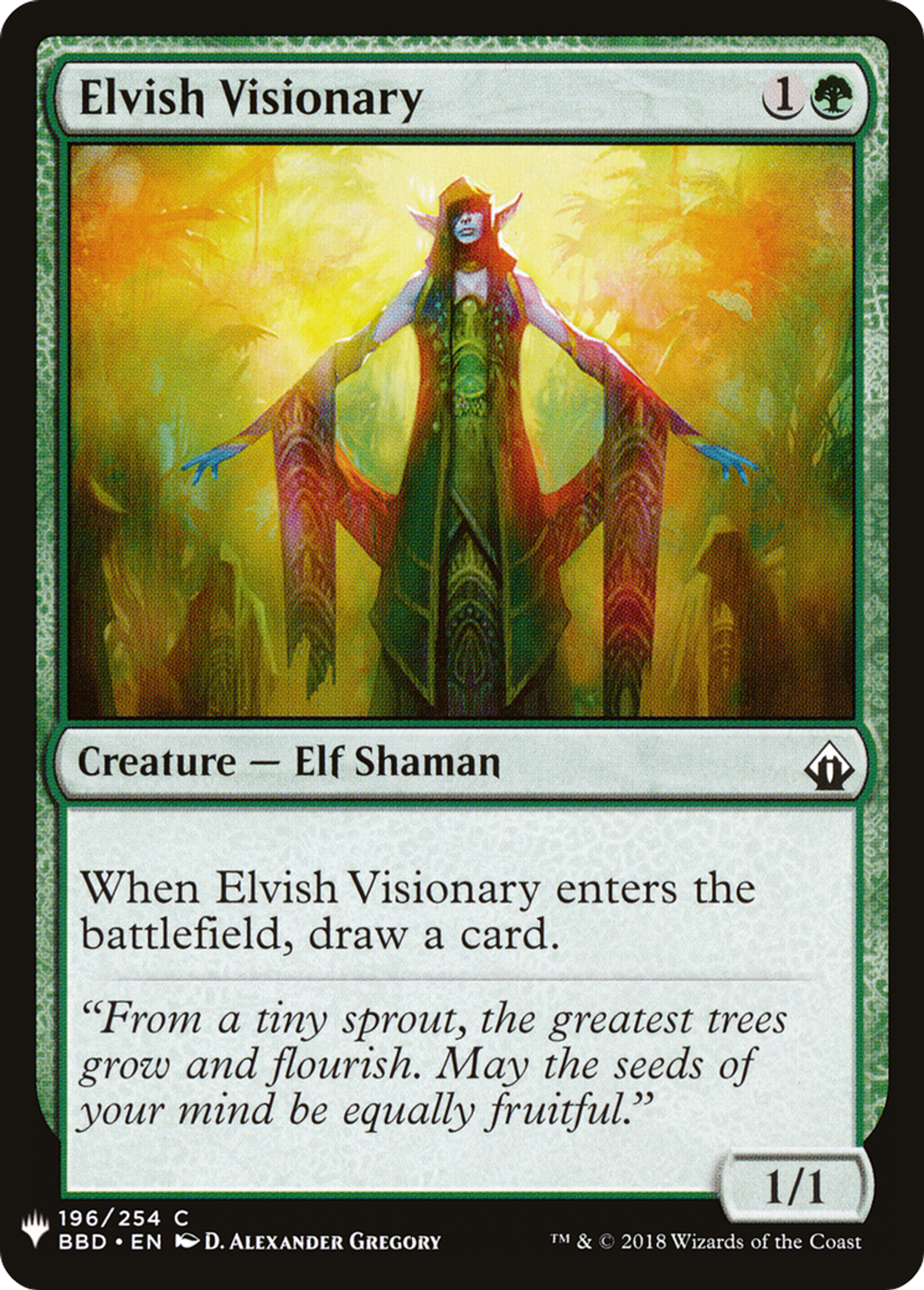 Visionnaire elfe — The List — Magic: The Gathering