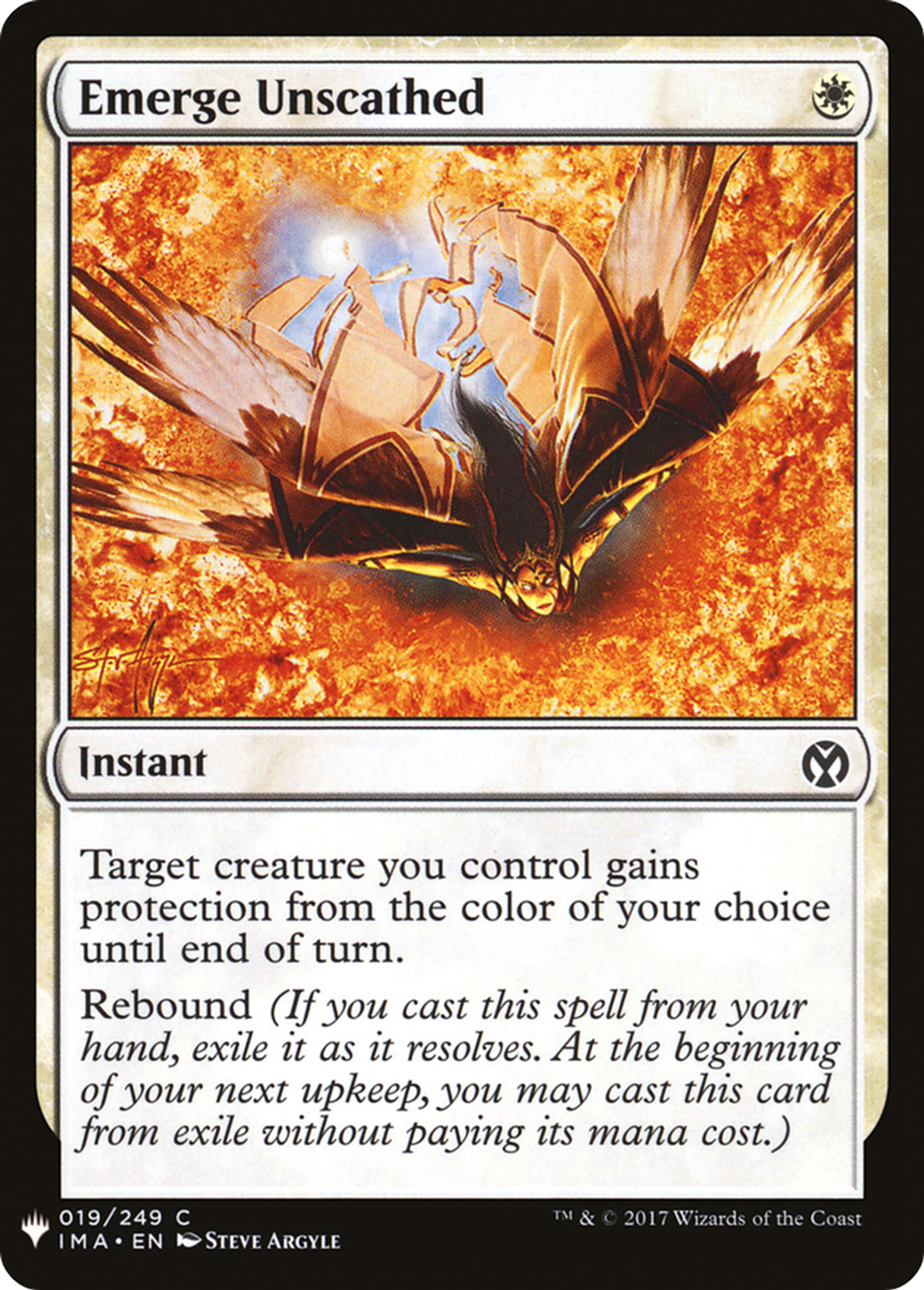 Emerge Unscathed — The List — Magic: The Gathering