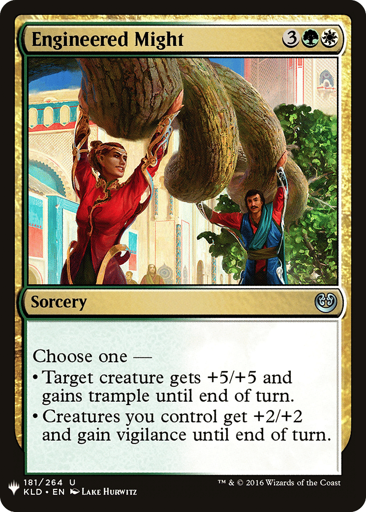 Engineered Might — The List — Magic: The Gathering