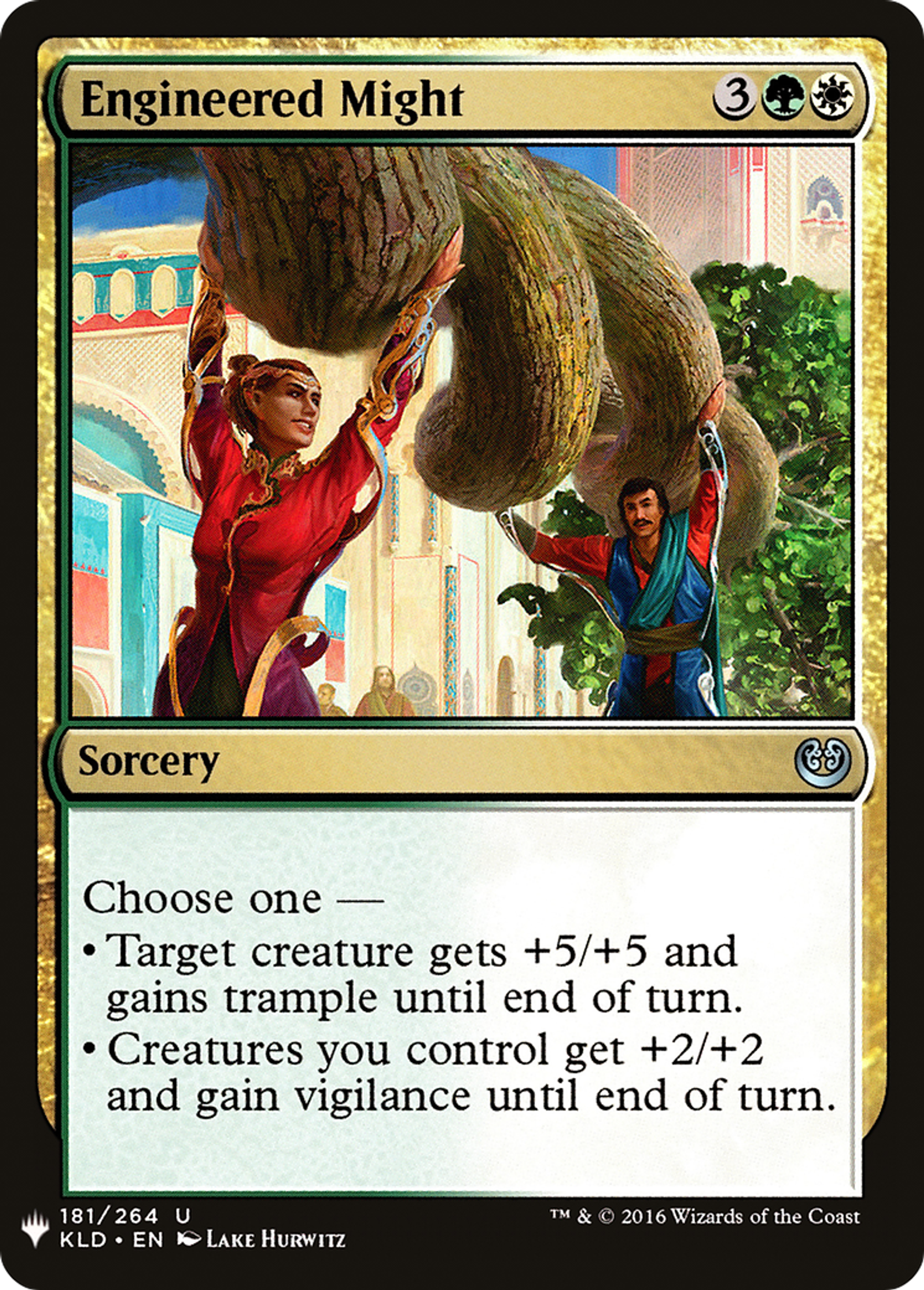 Engineered Might — The List — Magic: The Gathering