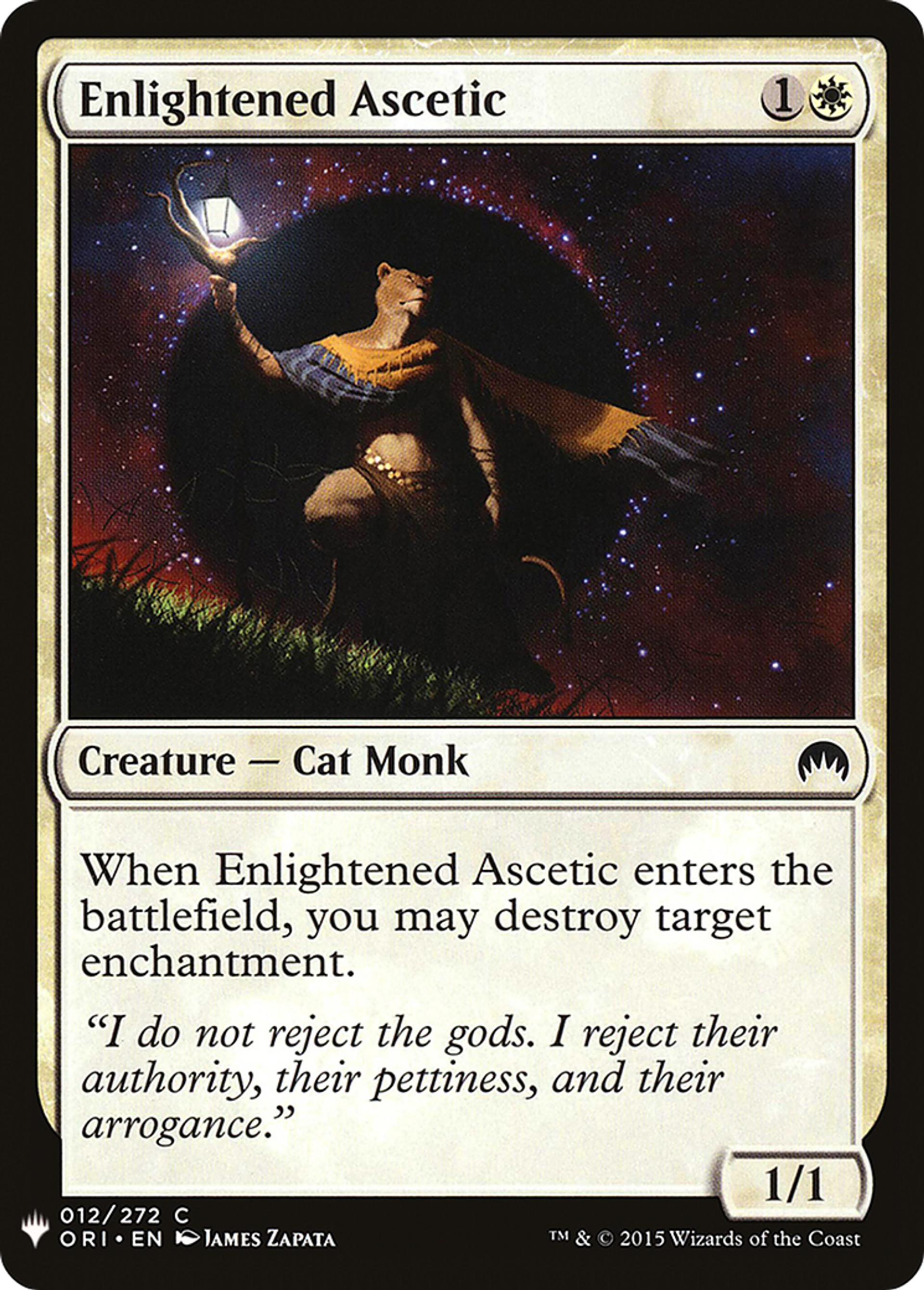 Enlightened Ascetic — The List — Magic: The Gathering