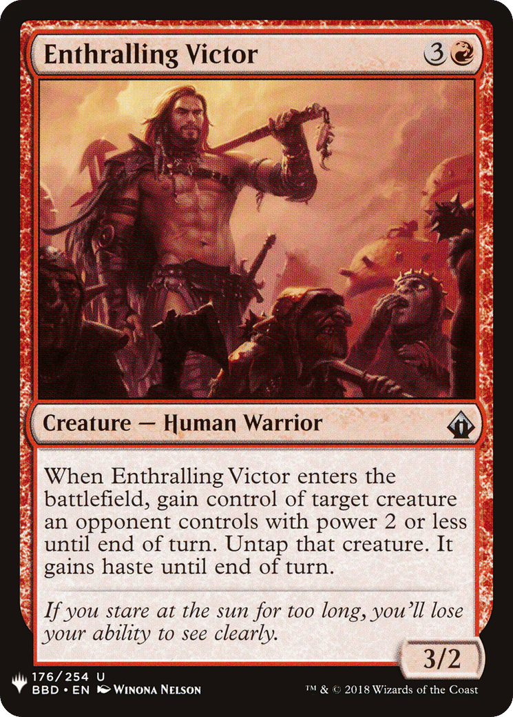 Enthralling Victor — The List — Magic: The Gathering
