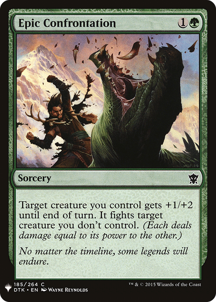 Epic Confrontation — The List — Magic: The Gathering