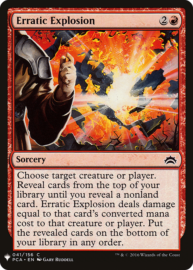 Erratic Explosion — The List — Magic: The Gathering
