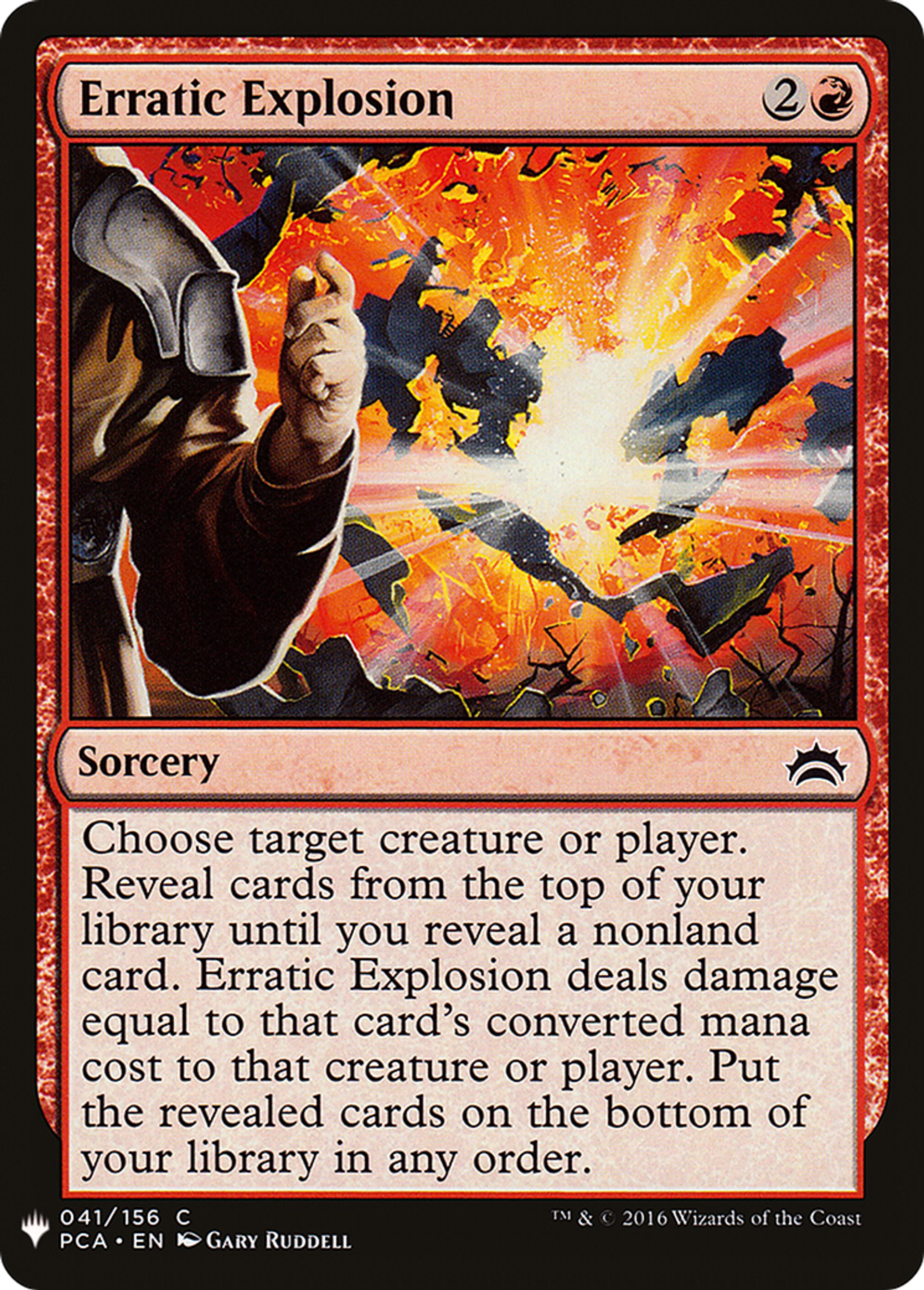 Explosion imprévisible — The List — Magic: The Gathering