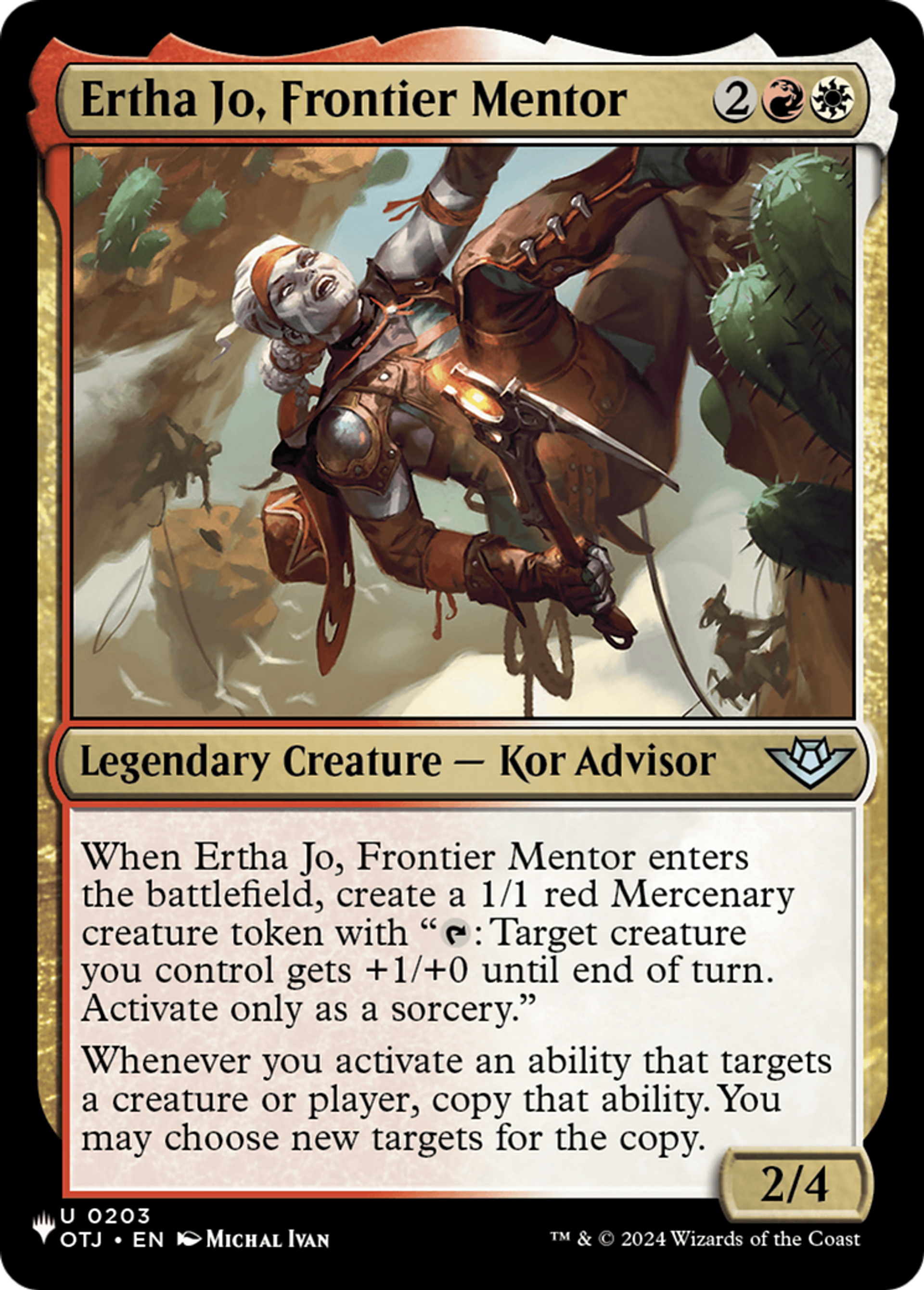 Ertha Jo, Frontier Mentor — The List — Magic: The Gathering